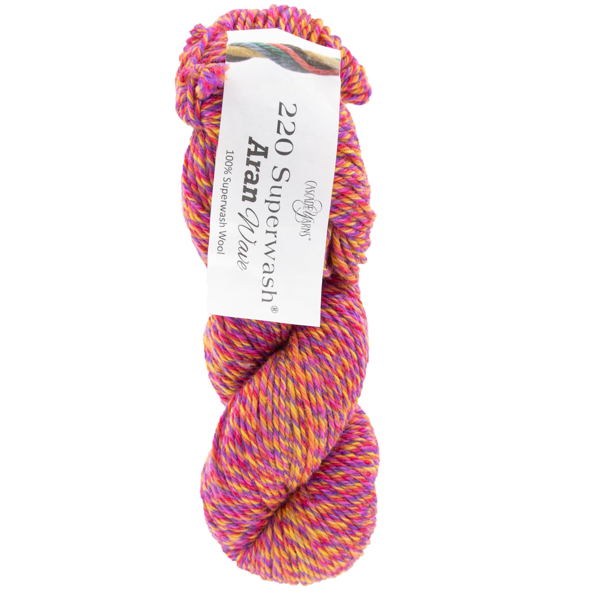 Cascade Yarns 220 Superwash Aran Wave Yarn - 122 Bird of Paradise - Zoom Image
