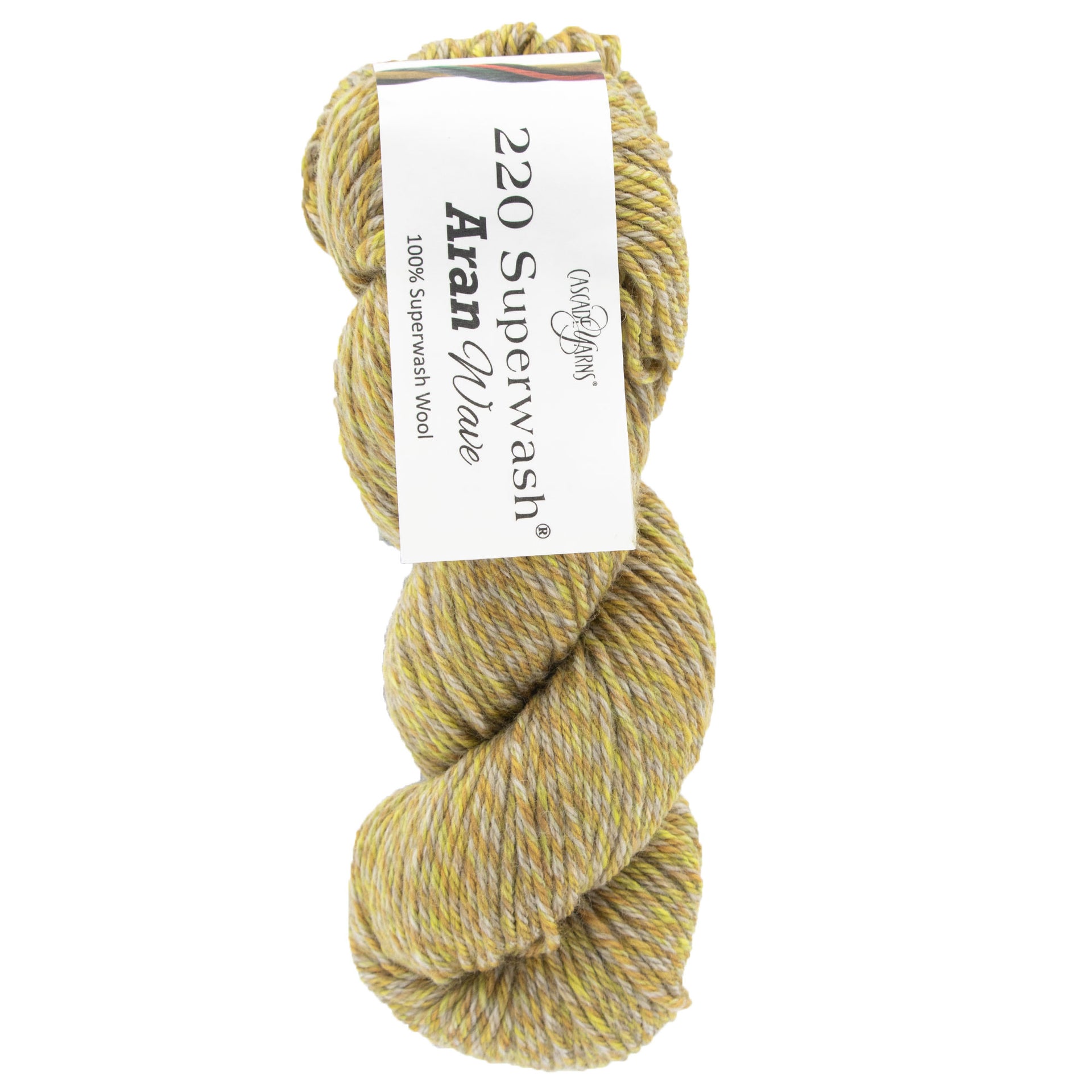 Cascade Yarns 220 Superwash Aran Wave Yarn - 123 Golden Hour - Zoom Image
