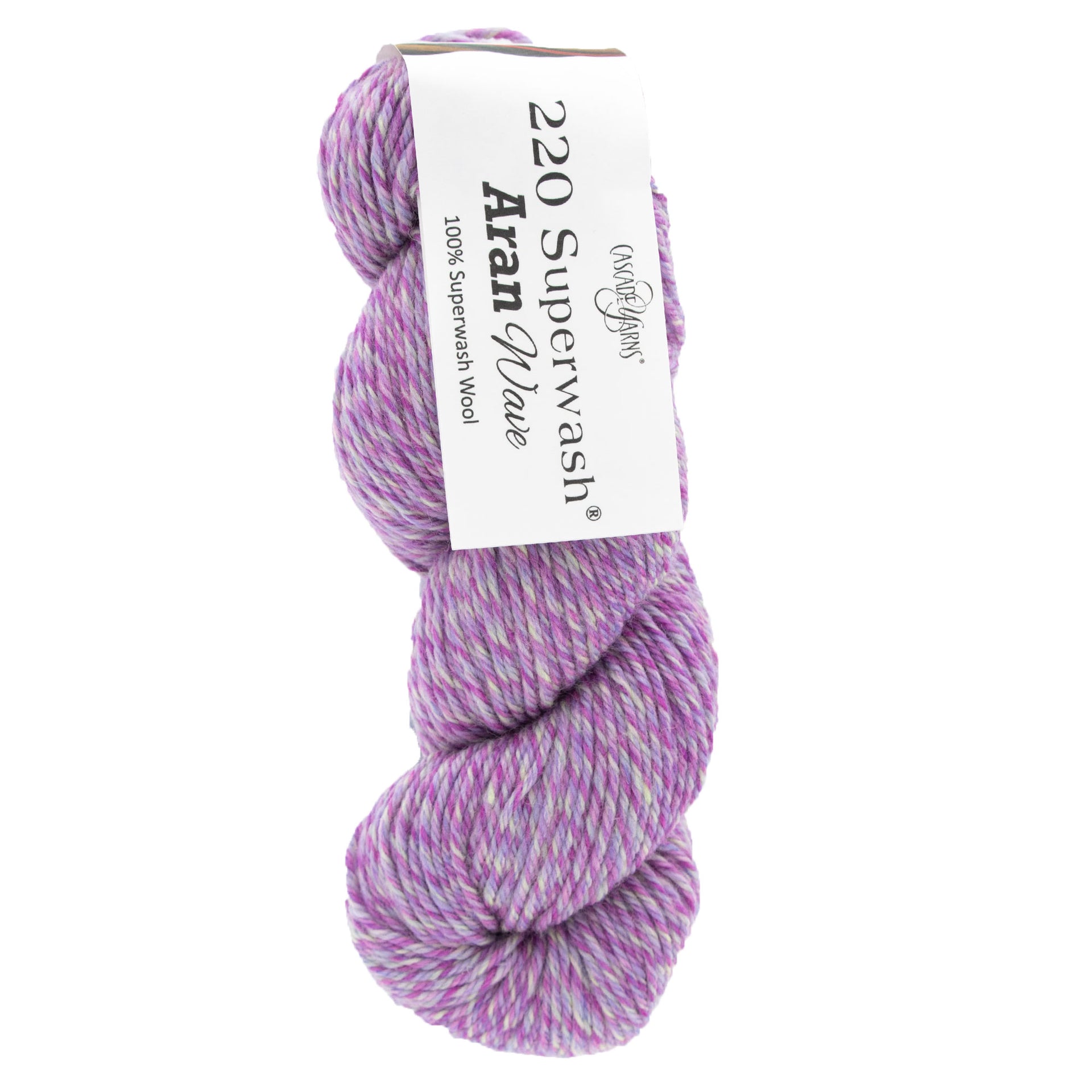 Cascade Yarns 220 Superwash Aran Wave Yarn - 128 Orchid - Zoom Image
