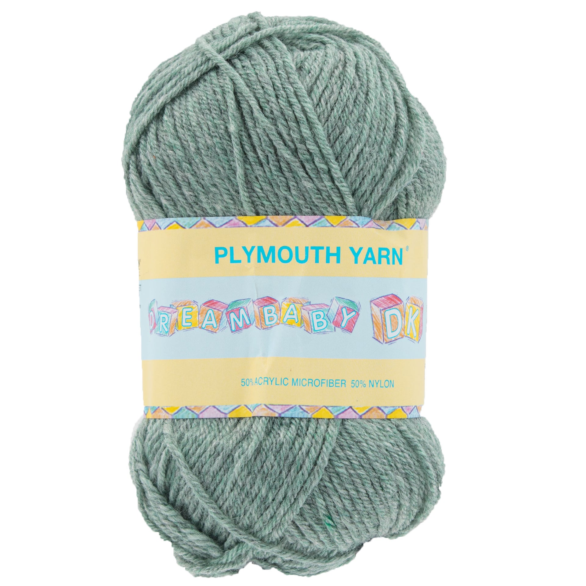 Plymouth Yarn Dreambaby DK Yarn - 173 Light Green Frost Heather - Zoom Image
