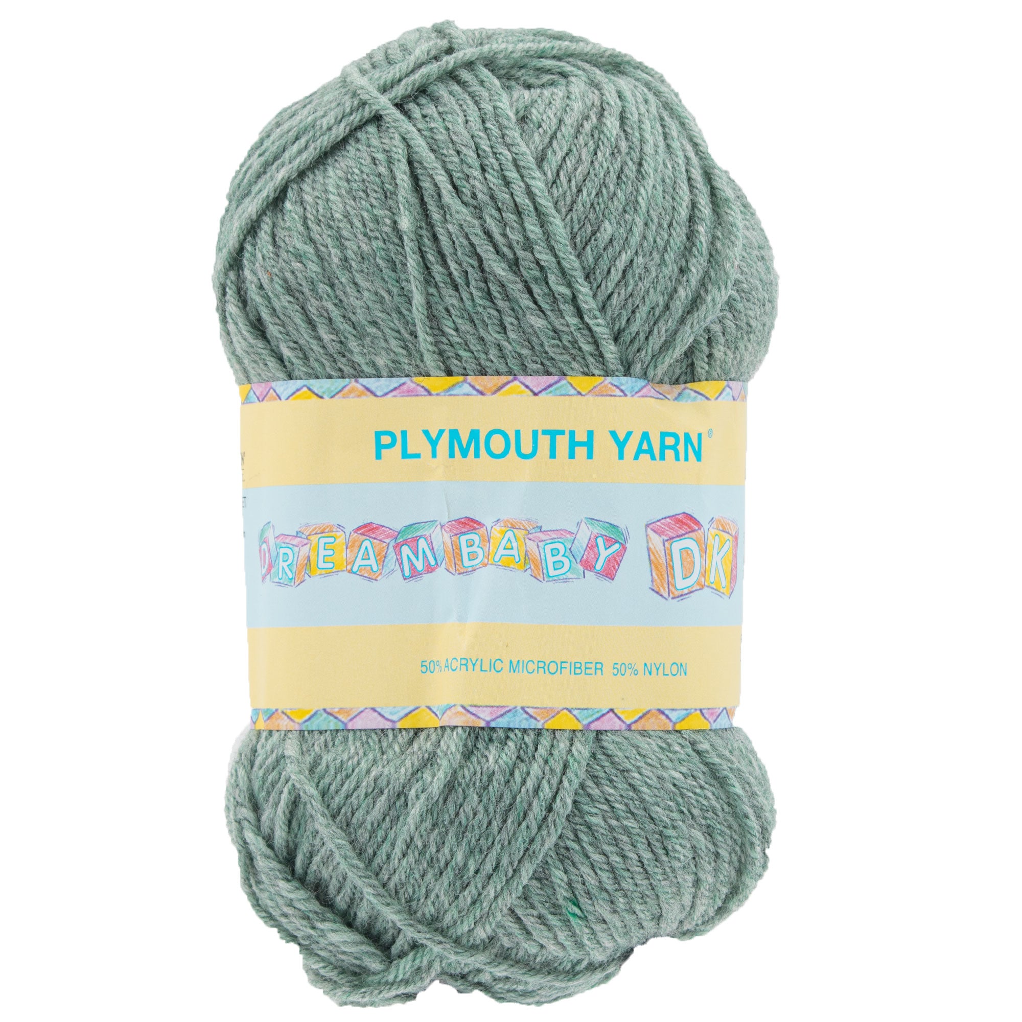 Plymouth Yarn Dreambaby DK Yarn - 173 Light Green Frost Heather - Zoom Image