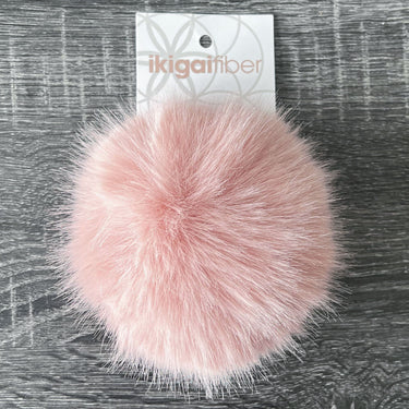 Ikigai Fiber Faux Luxe Pom Poms - Xl Lux Blush - Zoom Image