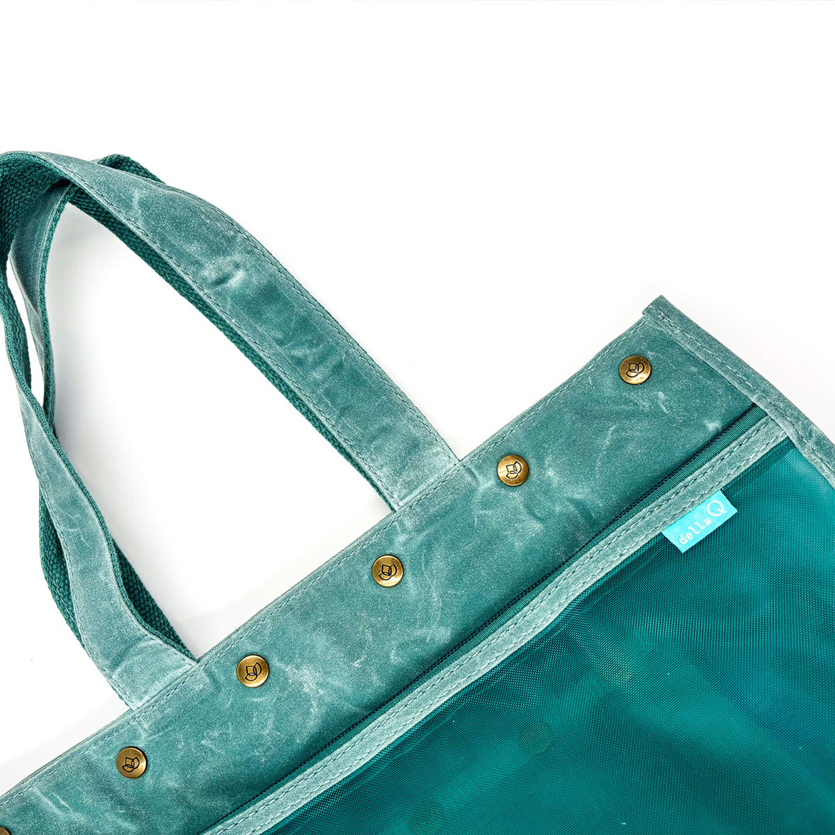 della Q Maker's Mesh Tote - Teal - Extra Image