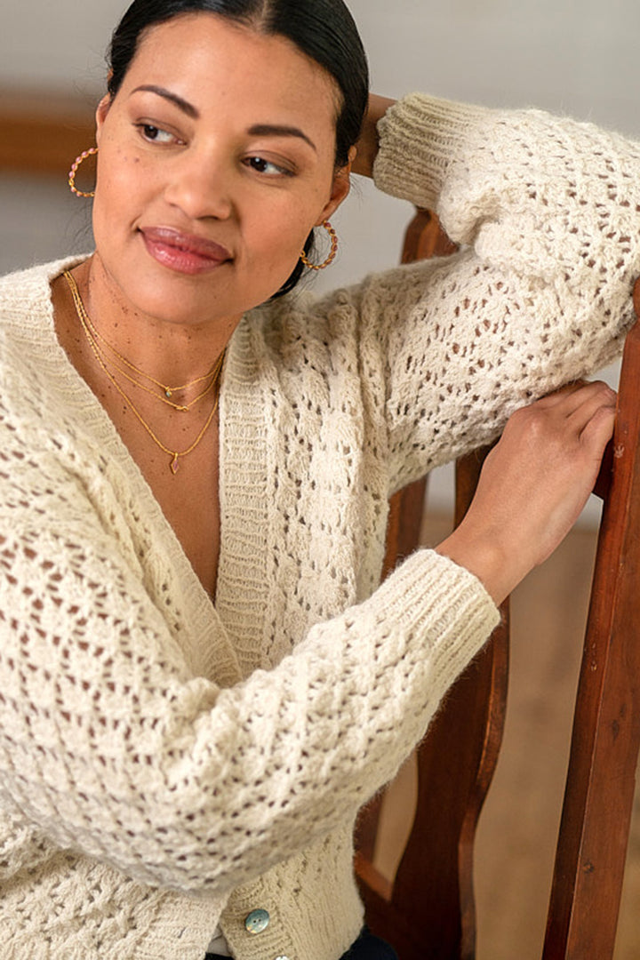 Berroco Talara Patterns - Cremini Cardigan - PDF Download - Extra Image