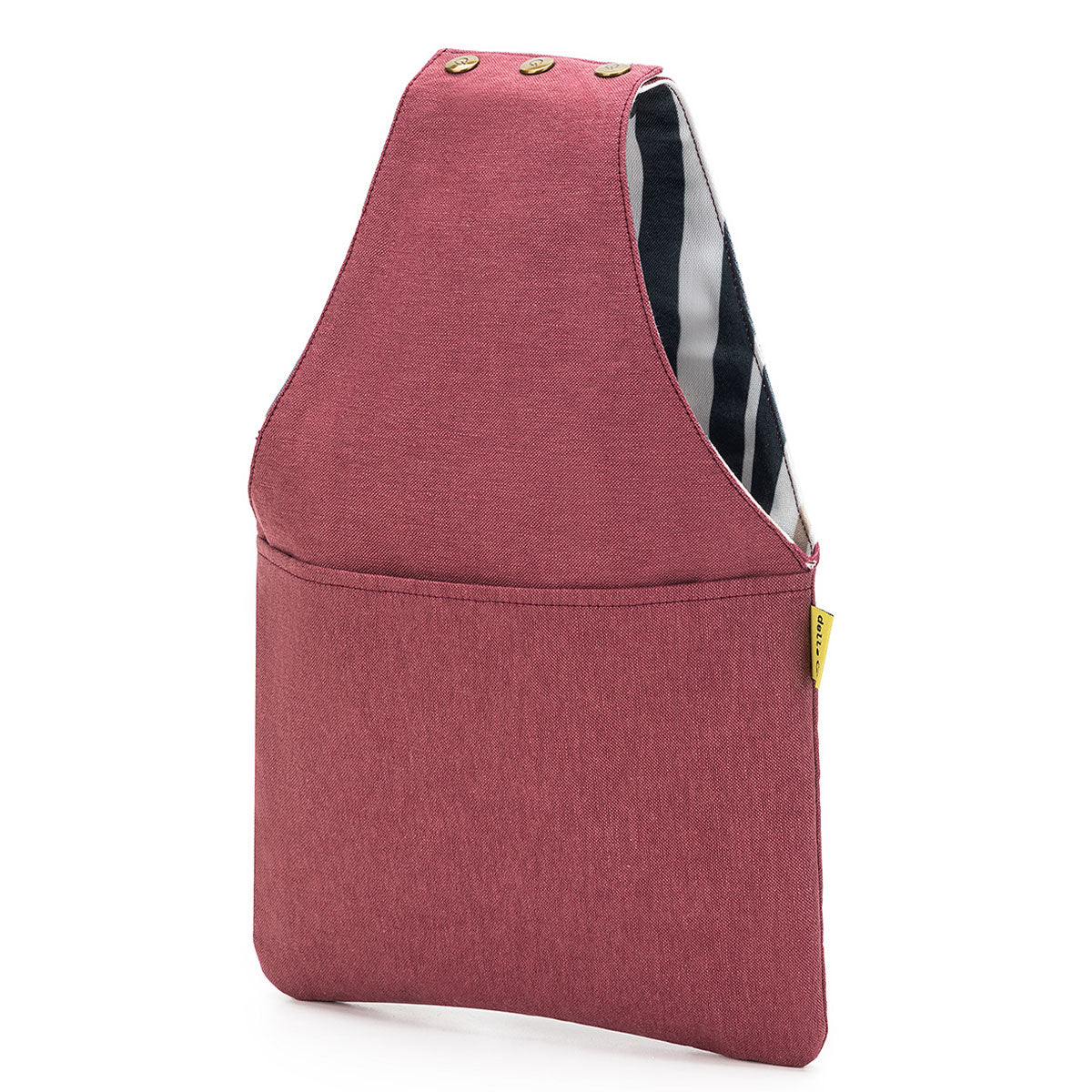 della Q Nora Wrist Bag - 1300-1 - *Linen - Wine - Extra Image