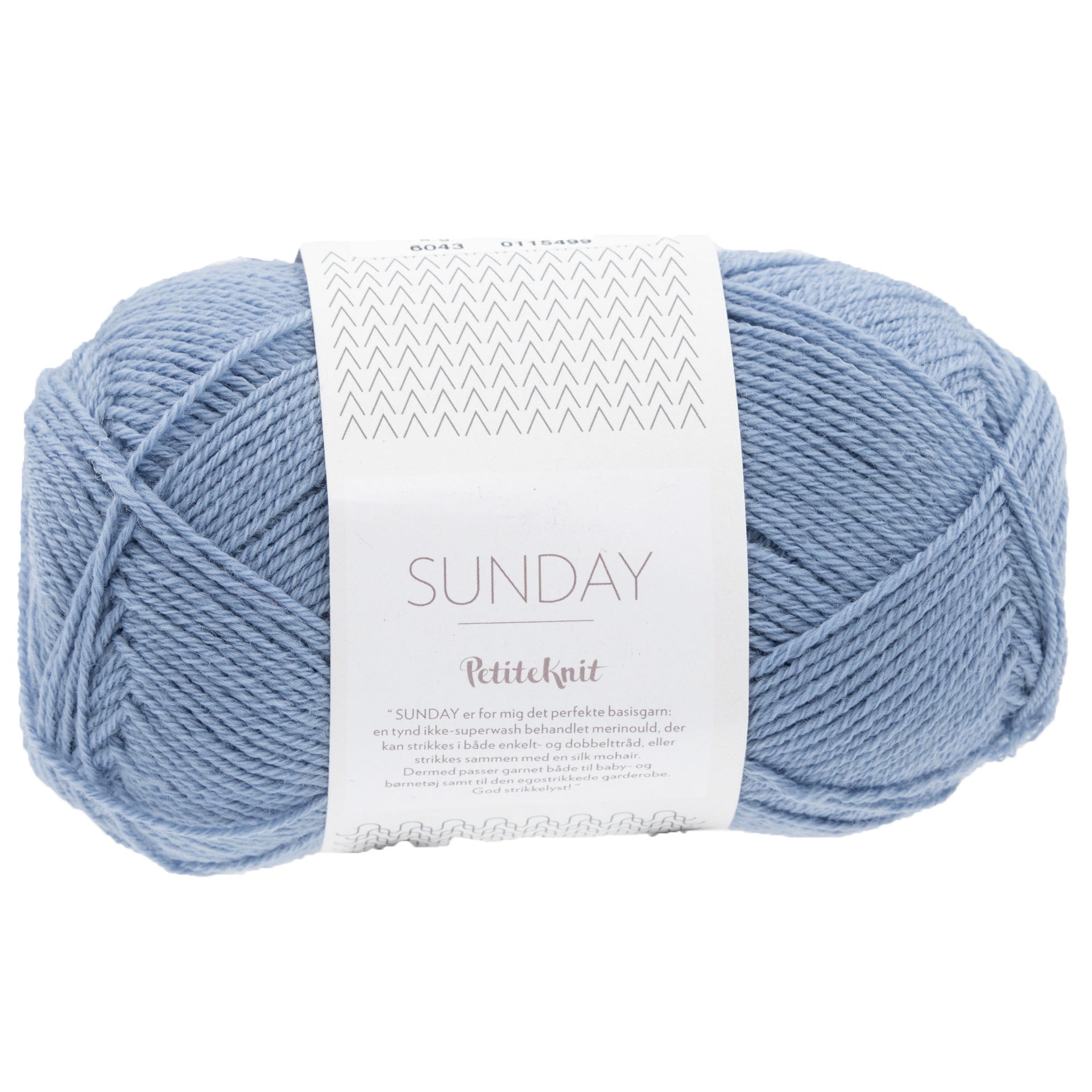 Sandnes Garn  Sunday Yarn - 6043 Baby Blue Eyes (Petite Knits Color Palette) - Zoom Image
