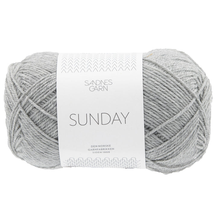 Sandnes Garn  Sunday Yarn - 1042 Gray Heather - Zoom Image