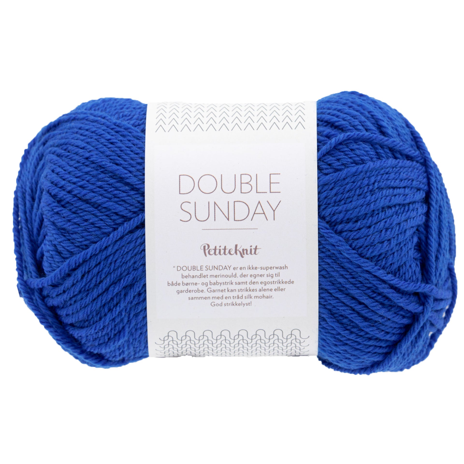 Sandnes Garn  Double Sunday Yarn - 6046 Electic Blue (Petite Knits Color Palette) - Zoom Image
