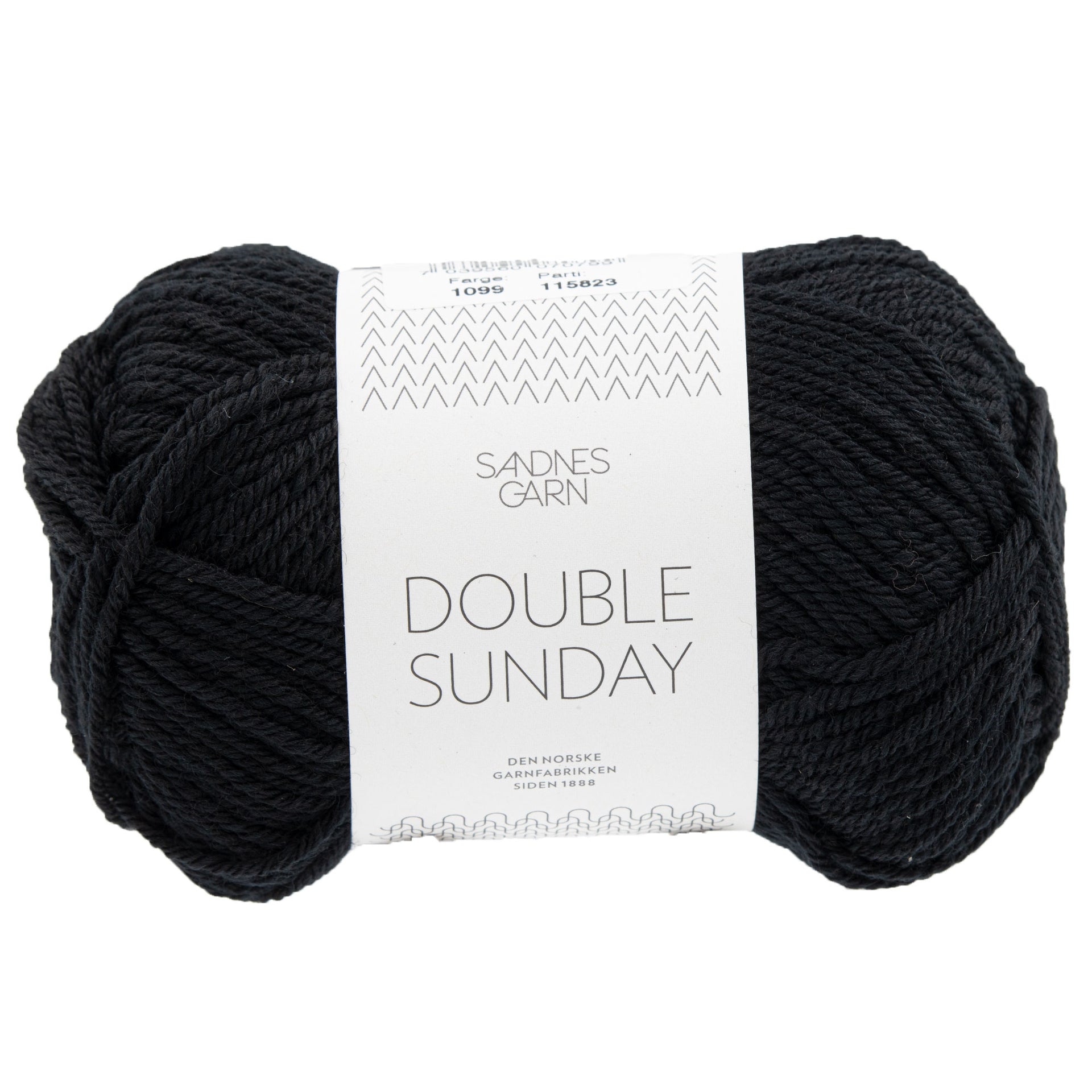 Sandnes Garn  Double Sunday Yarn - 1099 Black - Zoom Image
