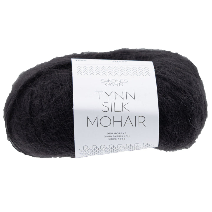 Sandnes Garn  Tynn Silk Mohair Yarn - 1099 Black - Zoom Image
