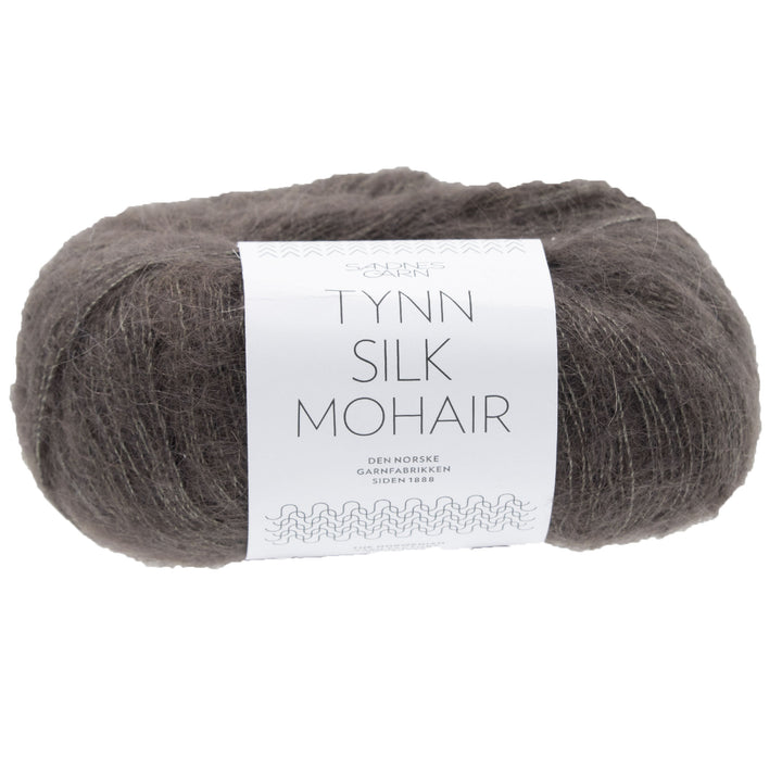 Sandnes Garn  Tynn Silk Mohair Yarn - 3880 Dk. Chocholate - Zoom Image