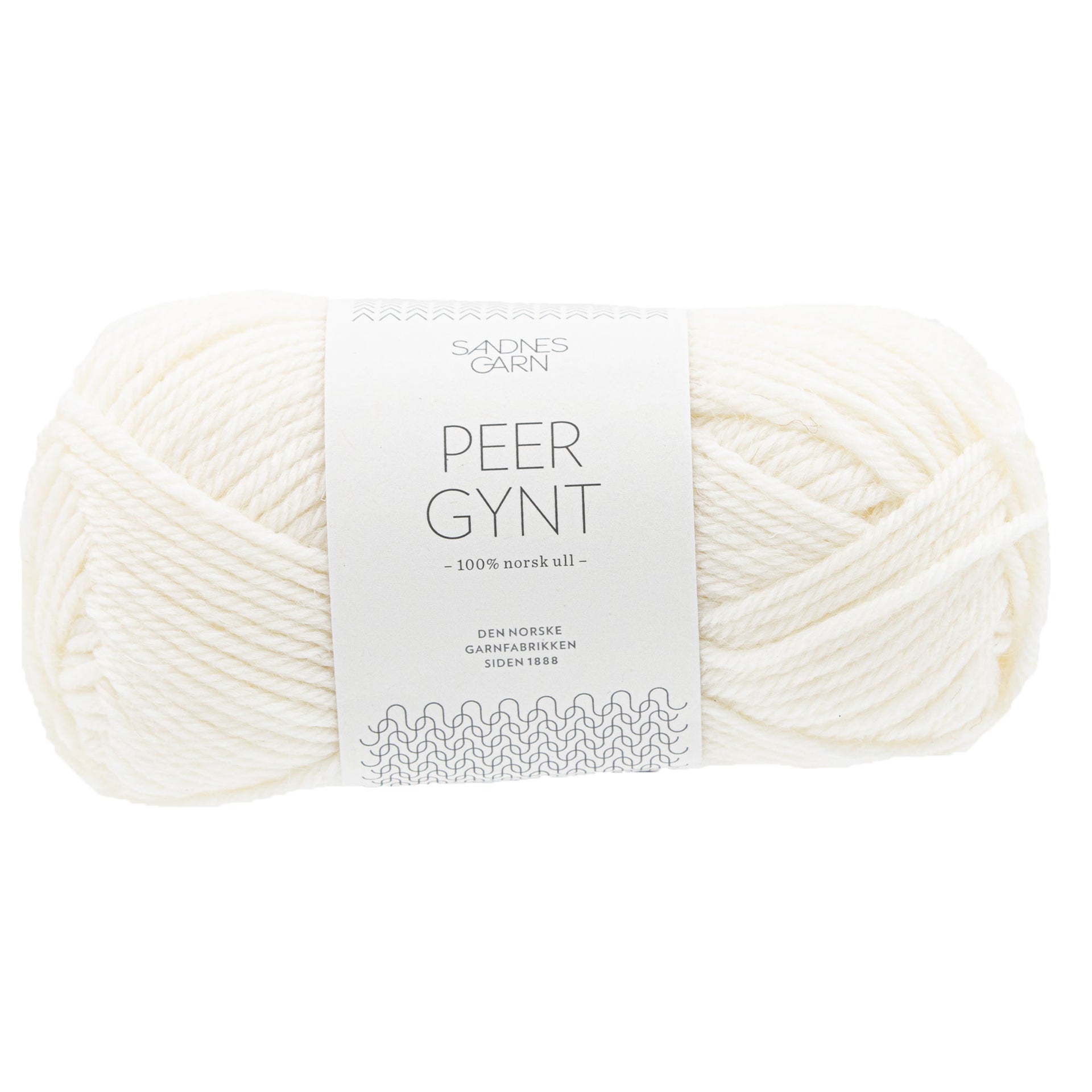 Sandnes Garn  Peer Gynt Yarn - 1002 White - Zoom Image
