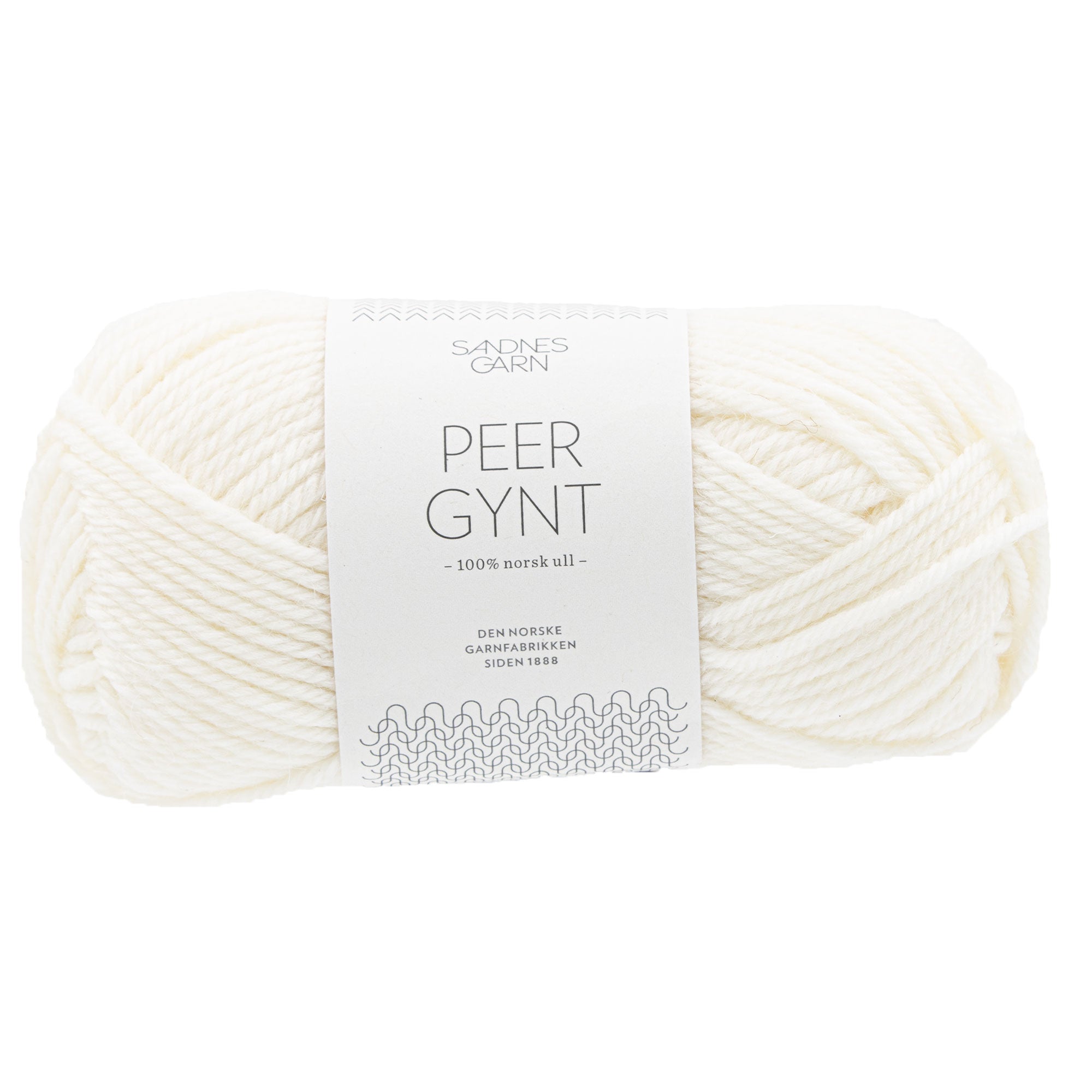 Sandnes Garn  Peer Gynt Yarn - 1002 White - Zoom Image