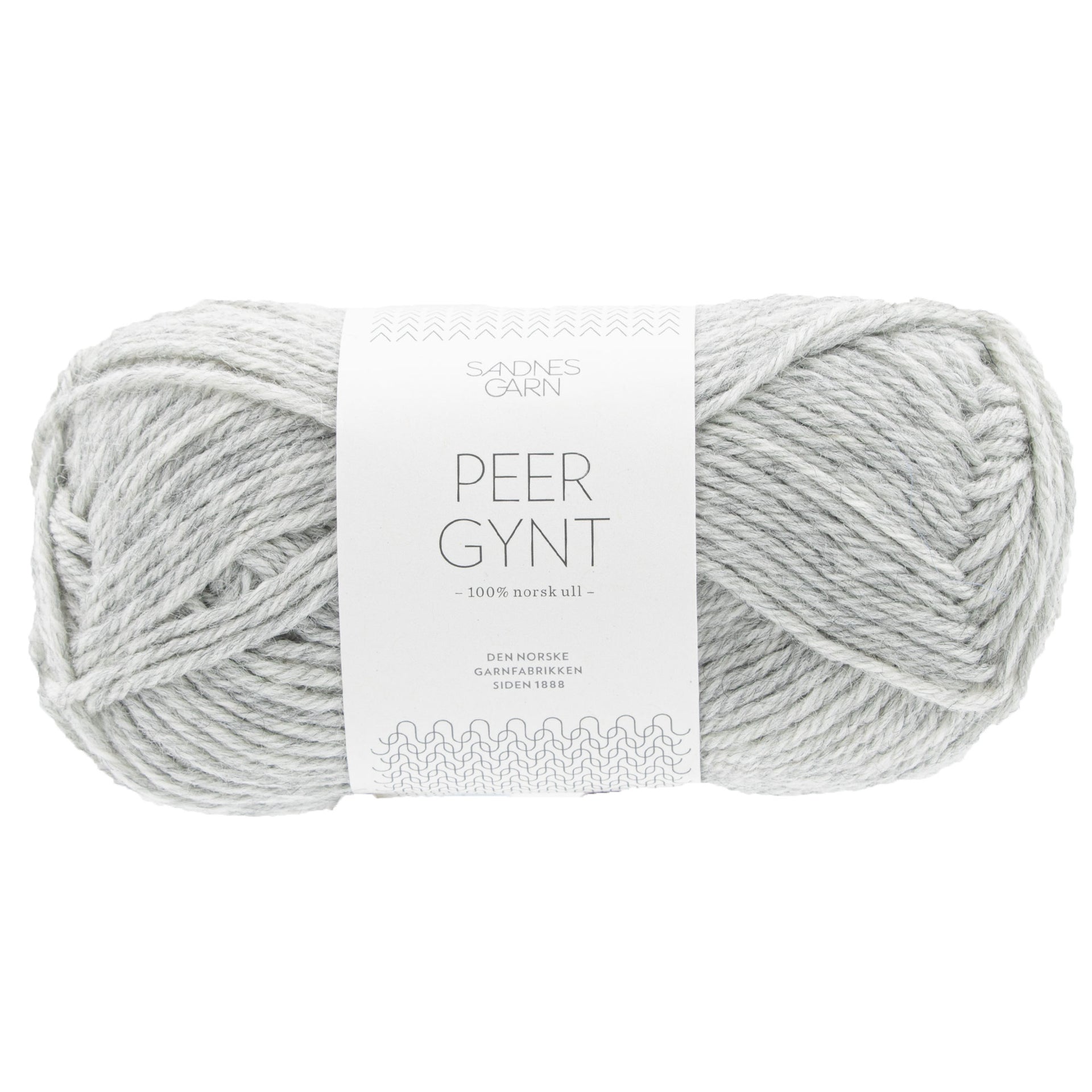 Sandnes Garn  Peer Gynt Yarn - 1032 Lt Gray Heather - Zoom Image
