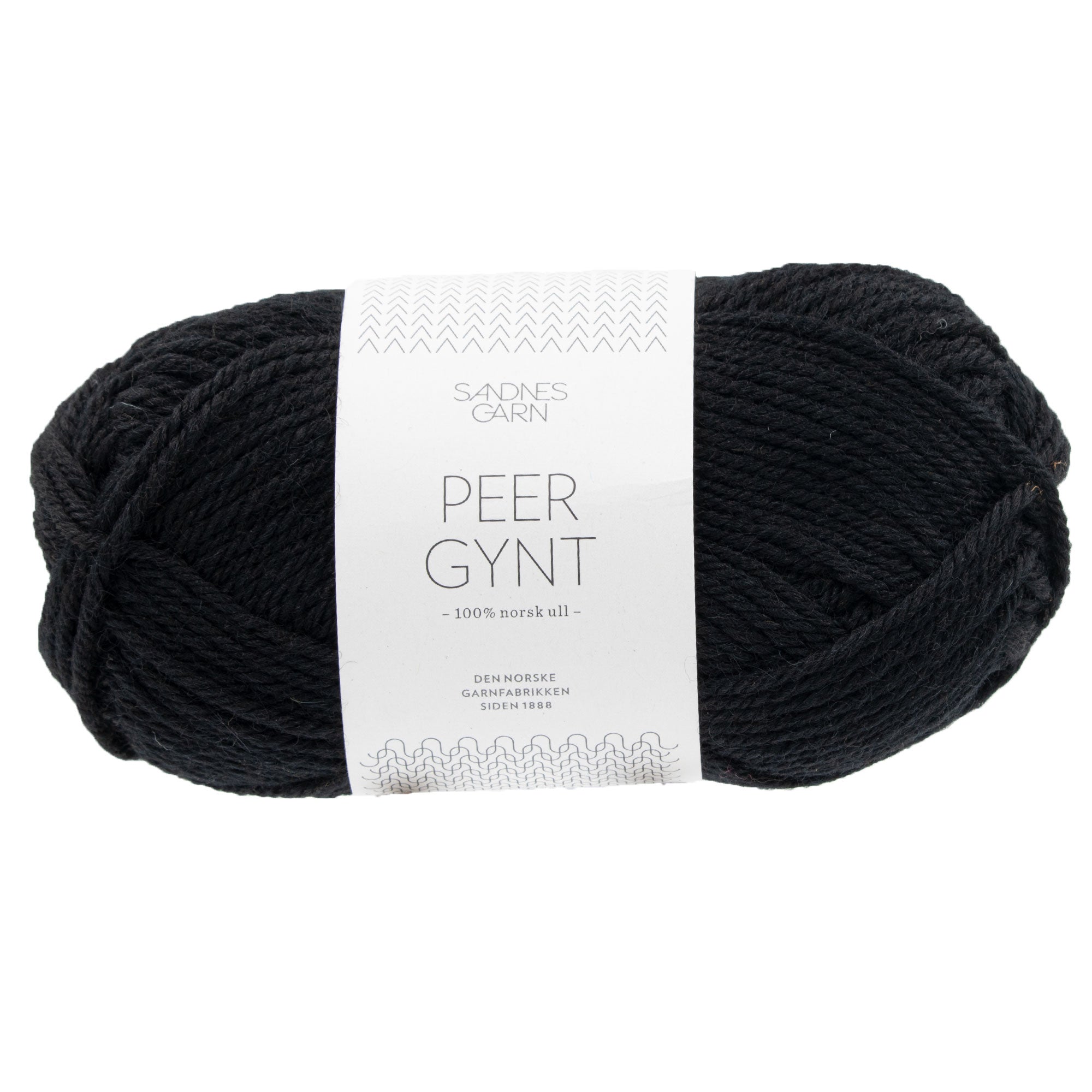 Sandnes Garn  Peer Gynt Yarn - 1099 Black - Zoom Image