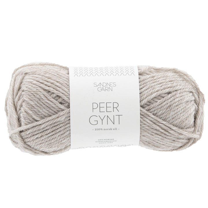 Sandnes Garn  Peer Gynt Yarn - 2650 Gray Beige Heather - Zoom Image