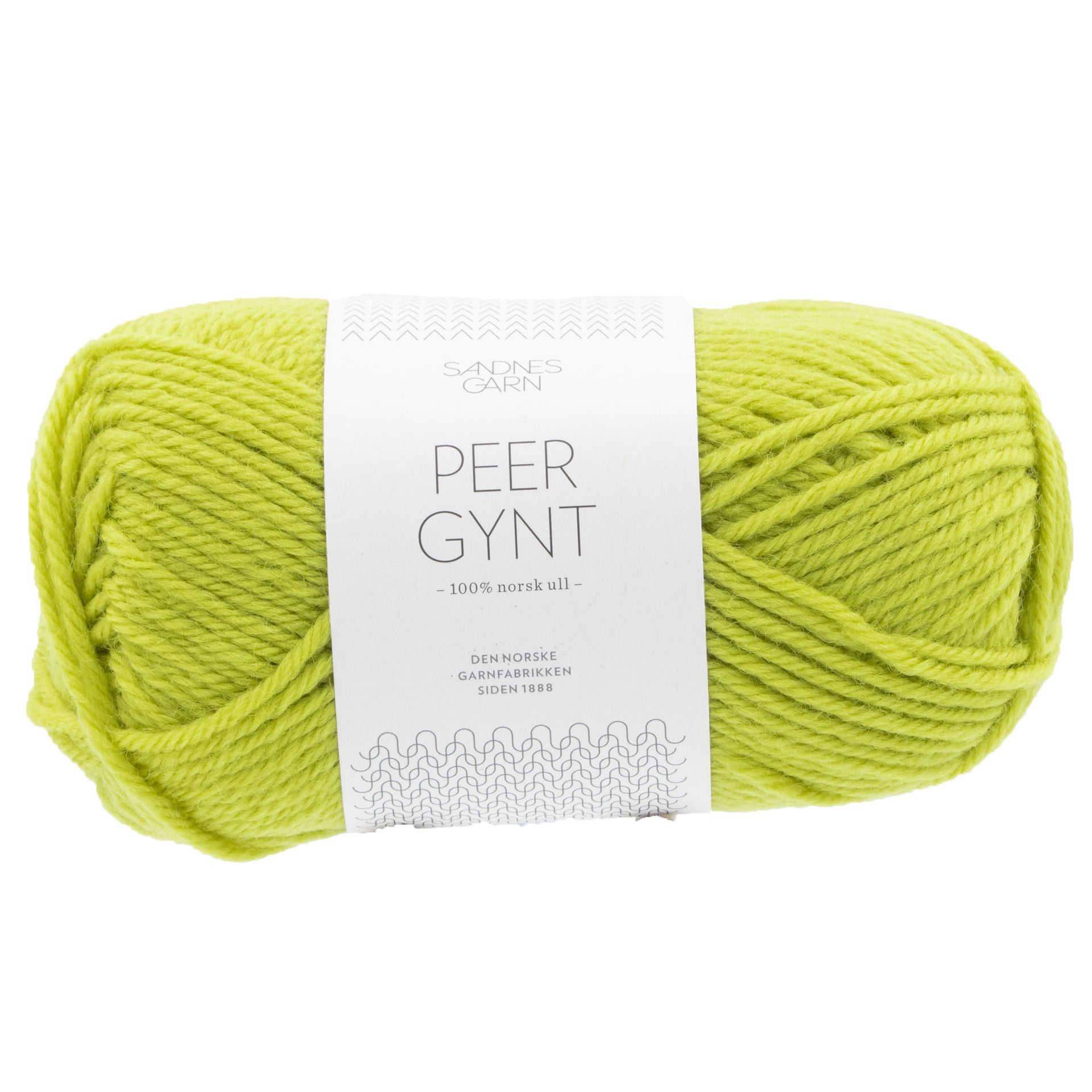Sandnes Garn  Peer Gynt Yarn - 9825 Sunny Lime - Zoom Image
