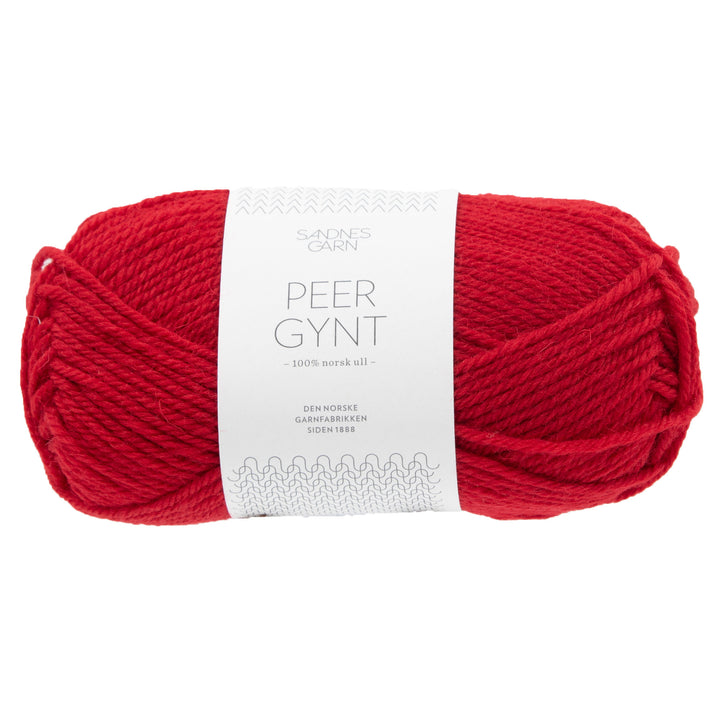 Sandnes Garn  Peer Gynt Yarn - 4228 Red - Zoom Image