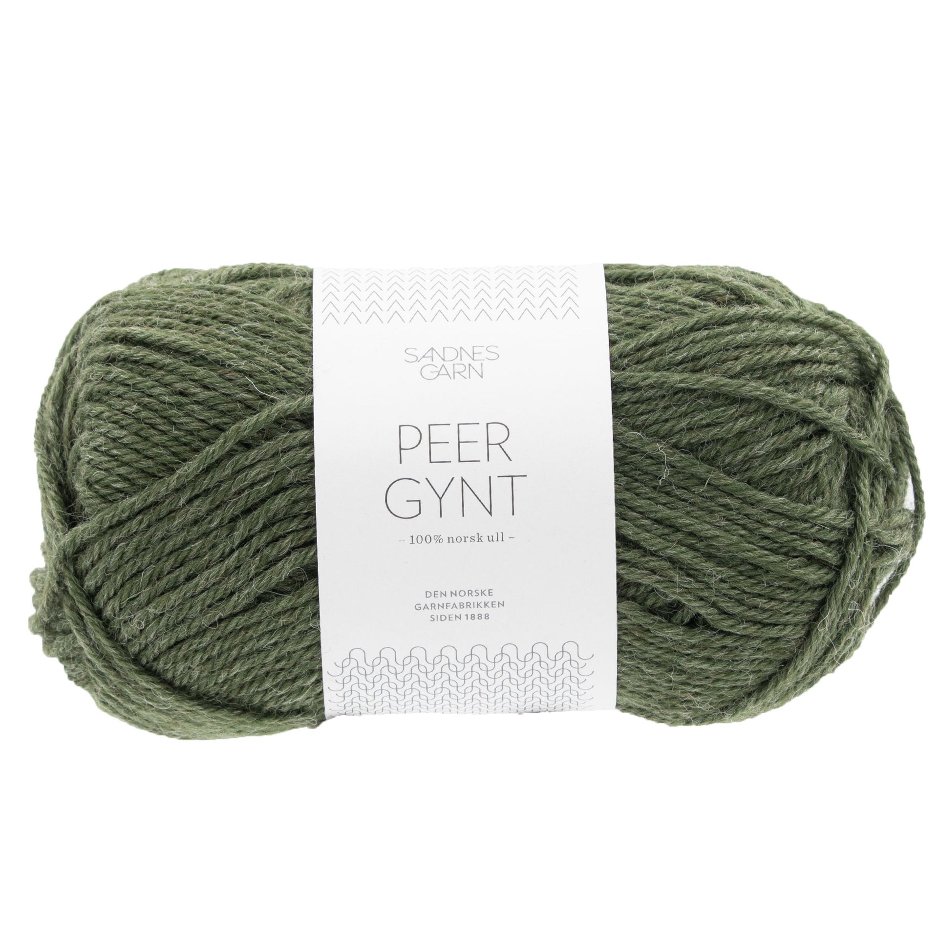 Sandnes Garn  Peer Gynt Yarn - 9572 Dk Green Heather - Zoom Image
