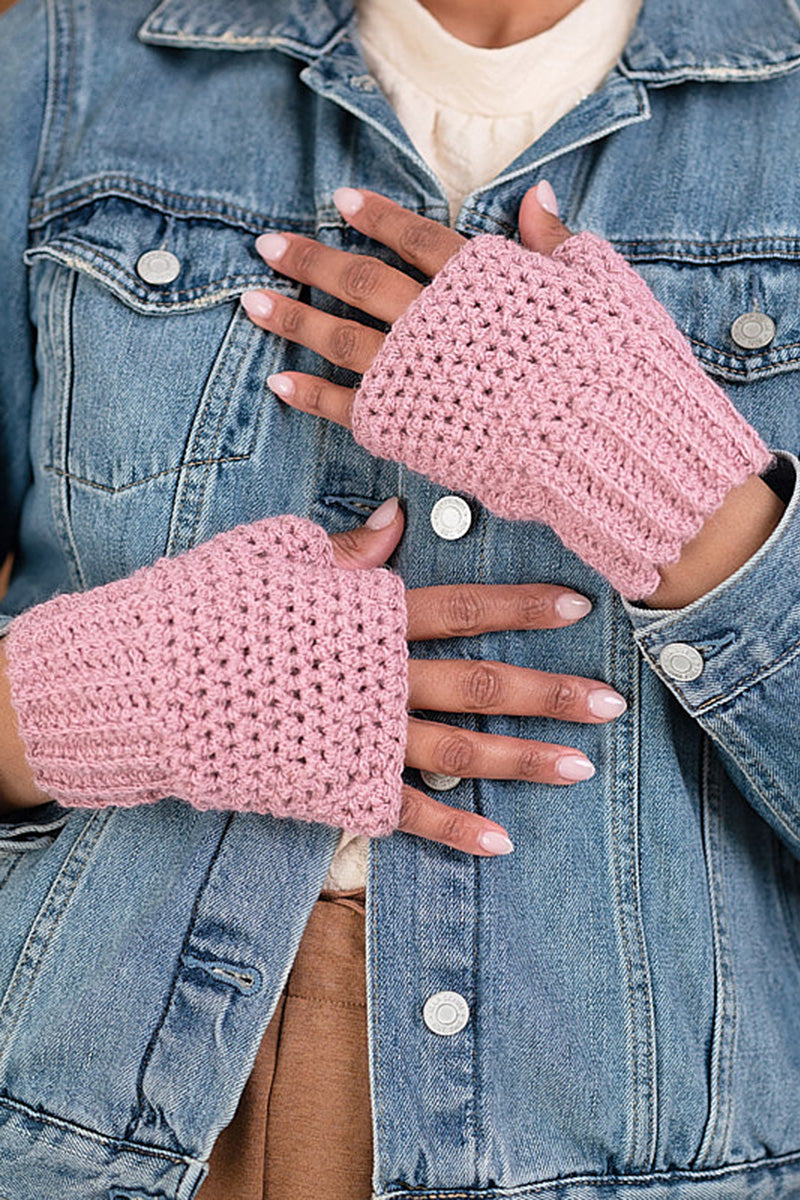 Berroco Talara Patterns - Porcini Hat and Mitts - PDF Download - Extra Image
