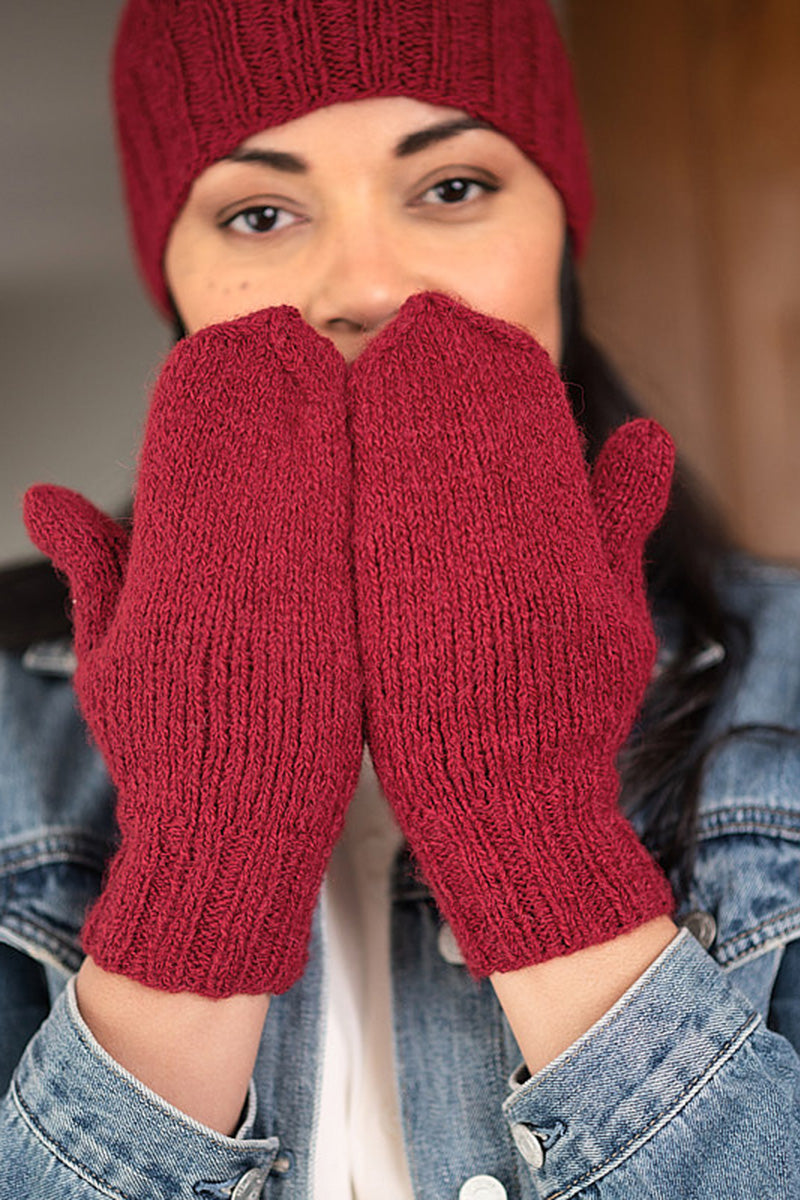 Berroco Talara Patterns - Maitake Hat and Mitts - PDF Download - Extra Image