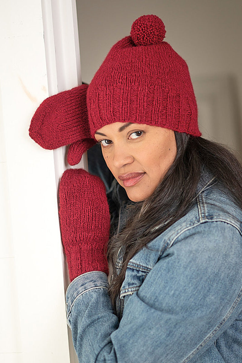 Berroco Talara Patterns - Maitake Hat and Mitts - PDF Download - Extra Image