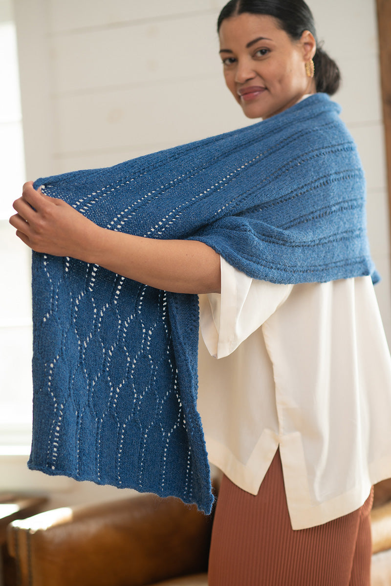 Berroco Talara Patterns - Champignon Shawl - PDF Download - Extra Image