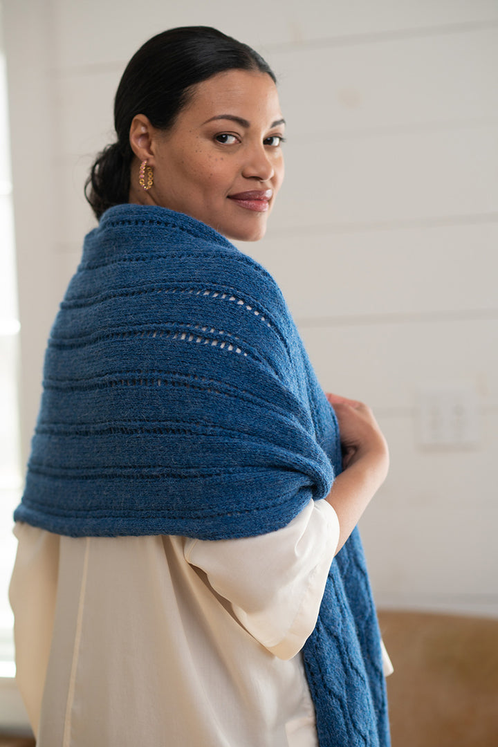 Berroco Talara Patterns - Champignon Shawl - PDF Download - Extra Image