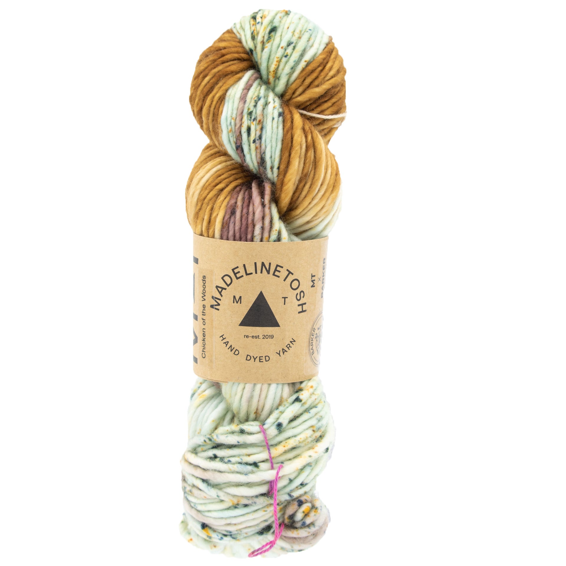 Madelinetosh A.S.A.P. Yarn - Barker Wool: Chicken of the Woods - Zoom Image
