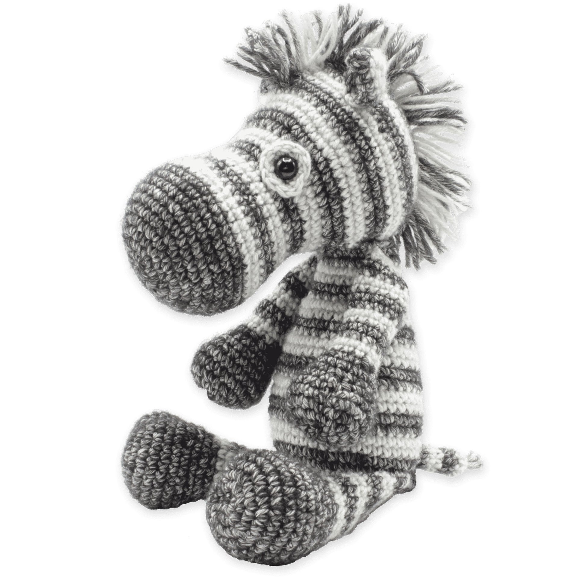 Hardicraft Plush Toys - Dirk Zebra (Crochet) - Zoom Image
