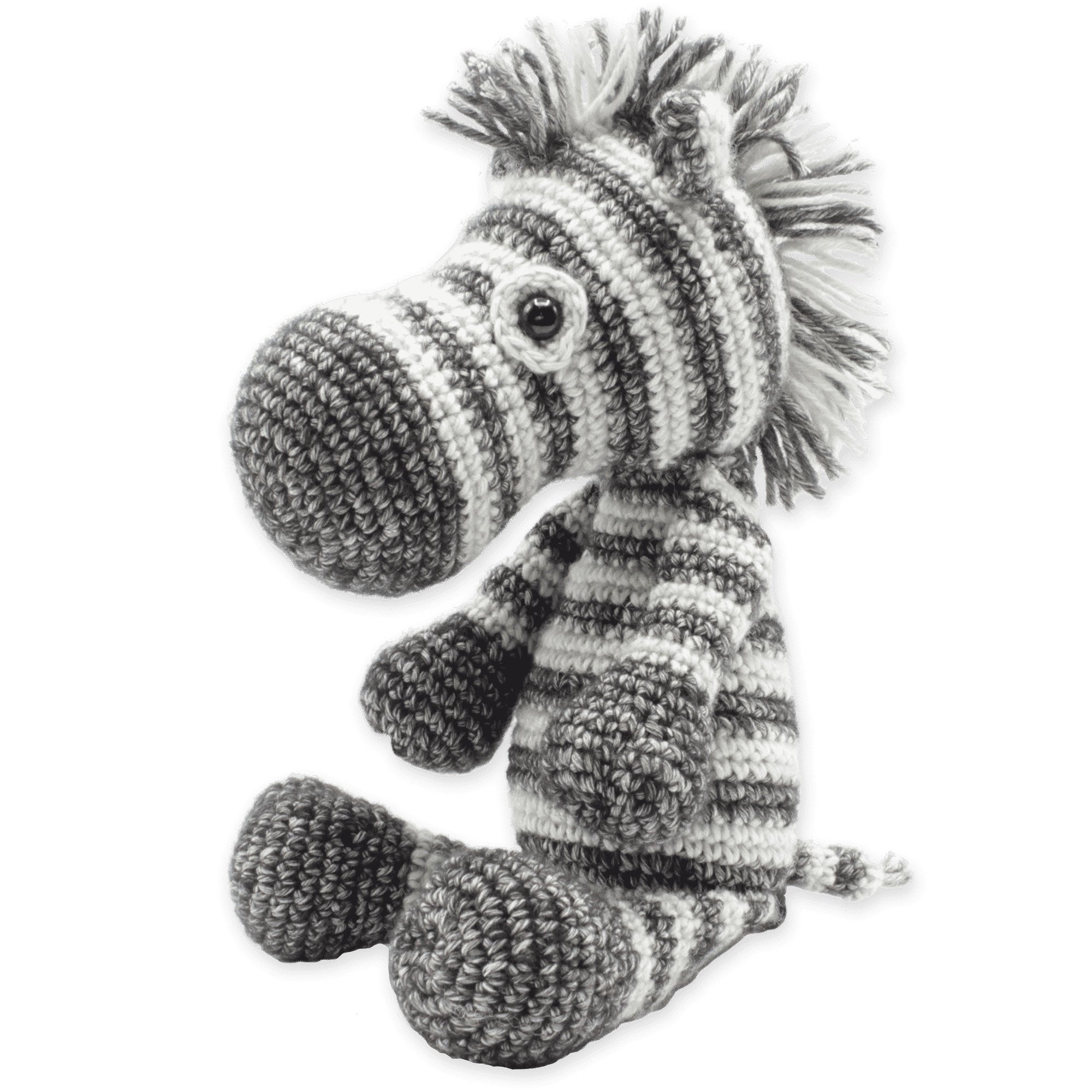 Hardicraft Plush Toys - Dirk Zebra (Crochet) - Zoom Image