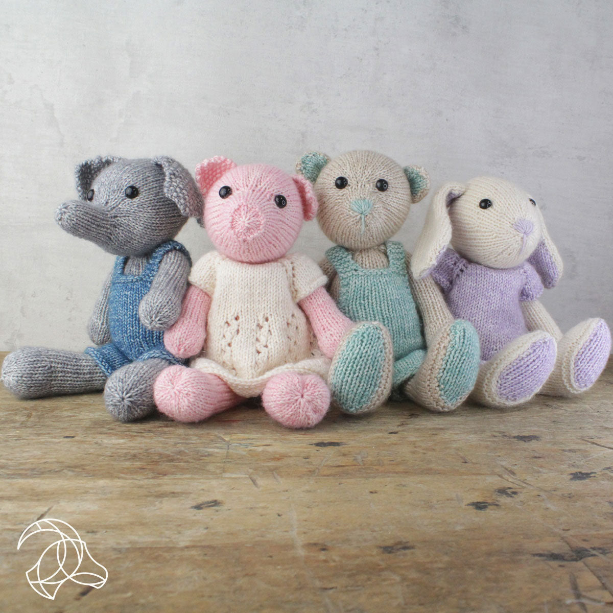 Hardicraft Plush Toys - John Bear (Knit) Hardicraft Plush Toys - John Bear (Knit)