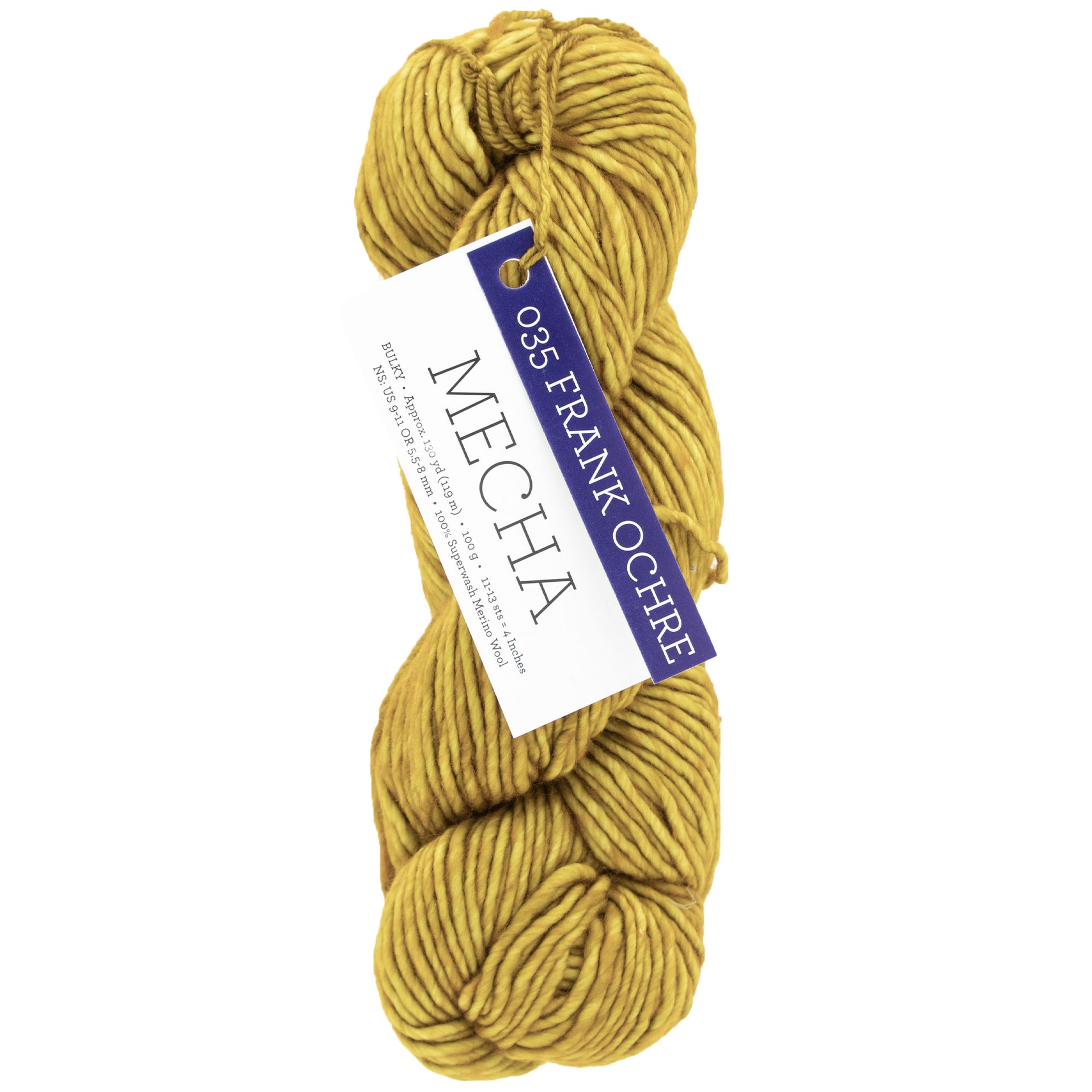 Malabrigo Mecha Yarn - 035 Frank Ochre - Zoom Image
