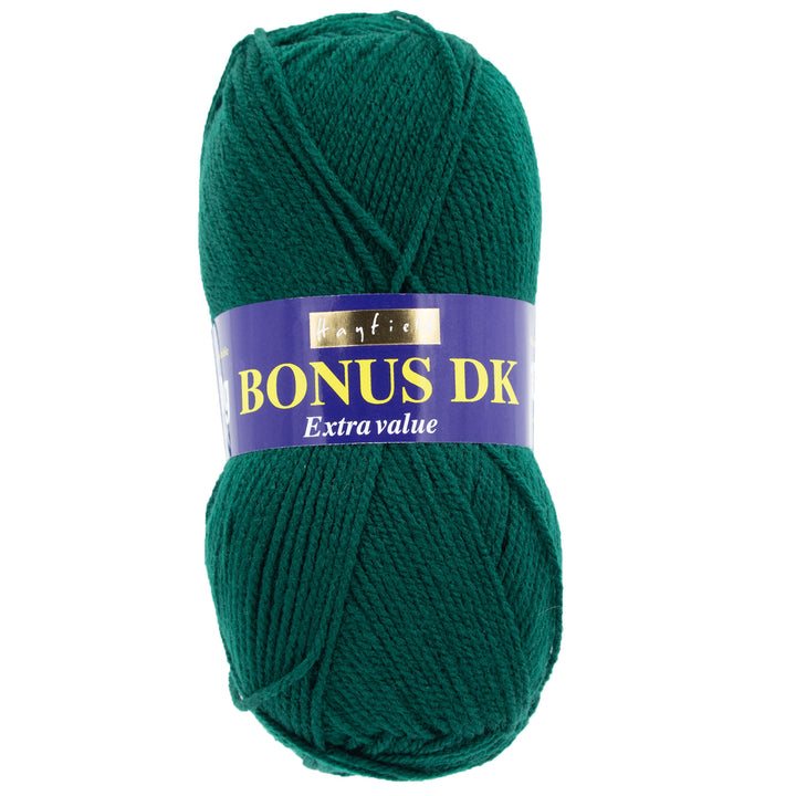 Hayfield Bonus DK Yarn - 839 Bottle Green - Zoom Image