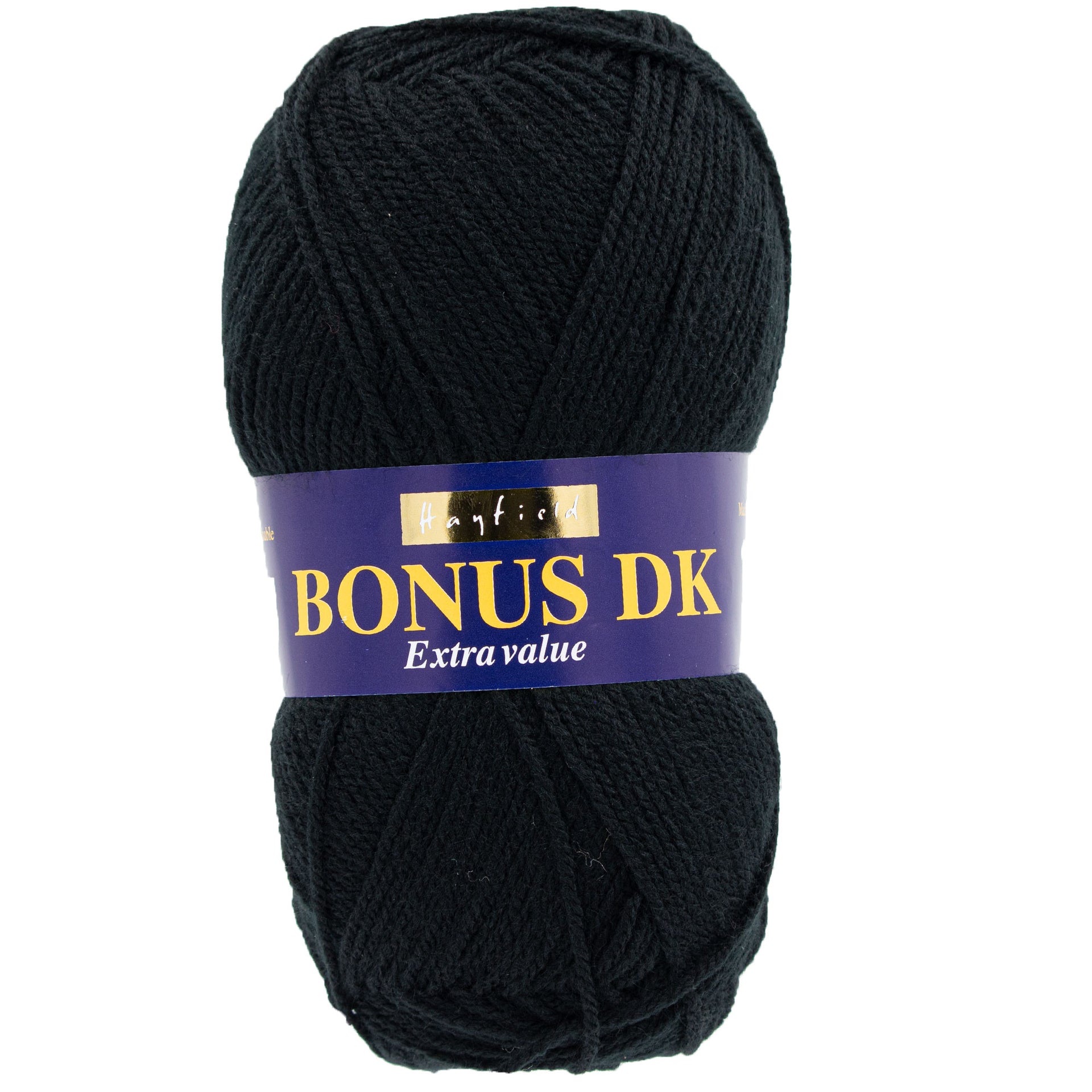 Hayfield Bonus DK Yarn - 965 Black - Zoom Image
