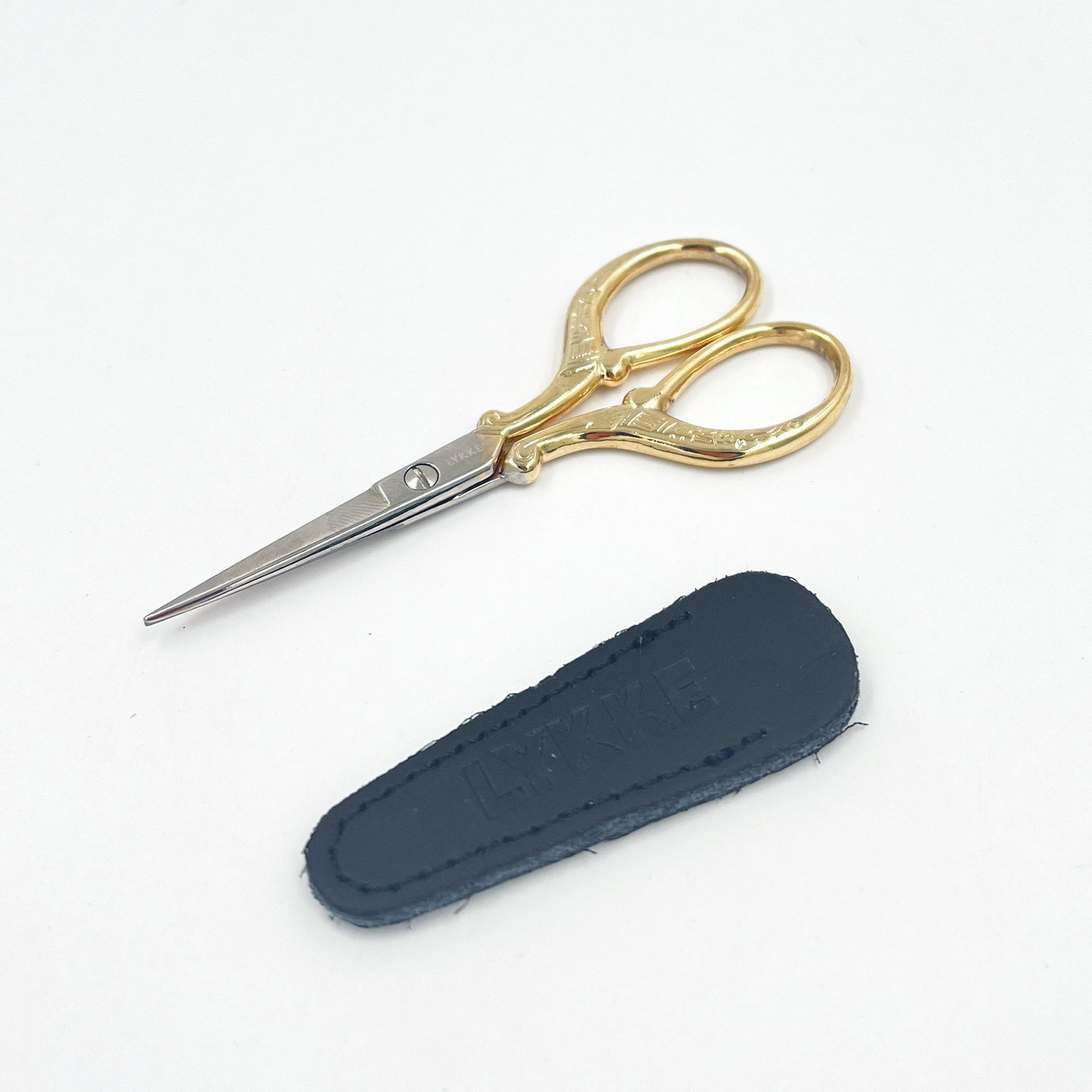 LYKKE Crafts Scissors - 24K Gold Plated Embroidery Scissors - Zoom Image

