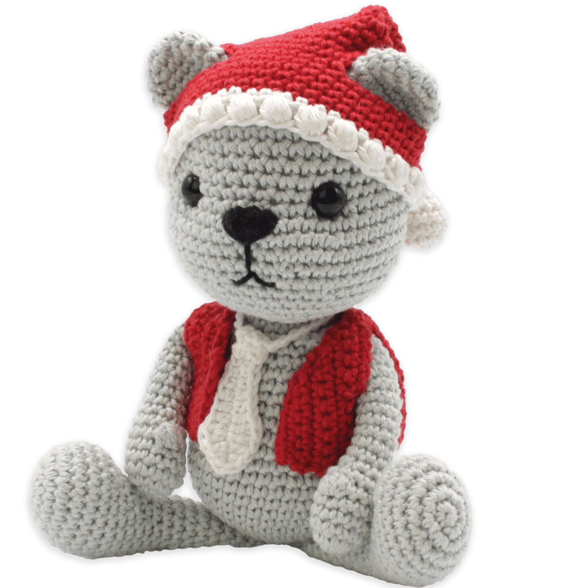 Hardicraft Plush Toys - Winter Bear (Crochet) - Zoom Image
