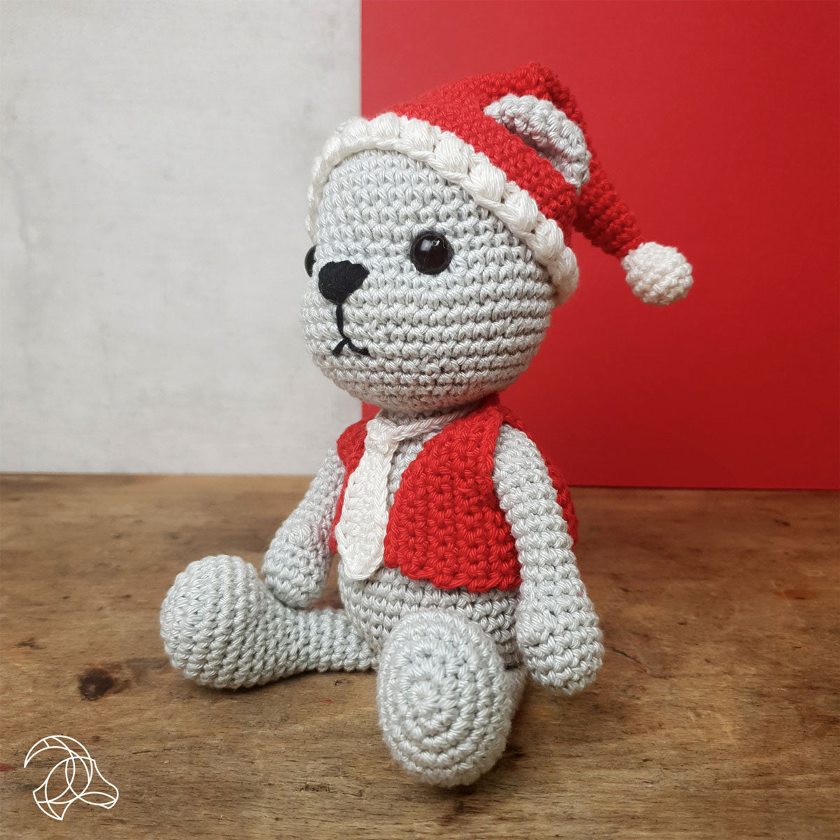 Hardicraft Plush Toys - Winter Bear (Crochet) - Extra Image