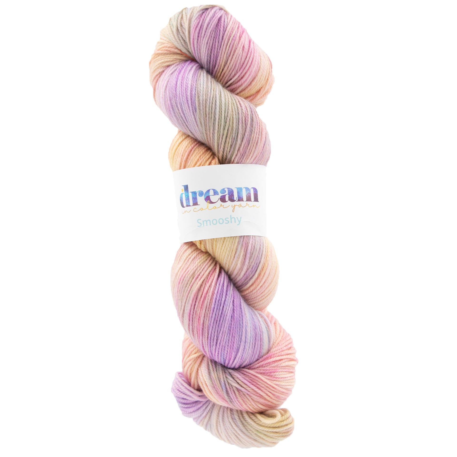 Dream in Color Smooshy Yarn - Gold & Kisses - Zoom Image
