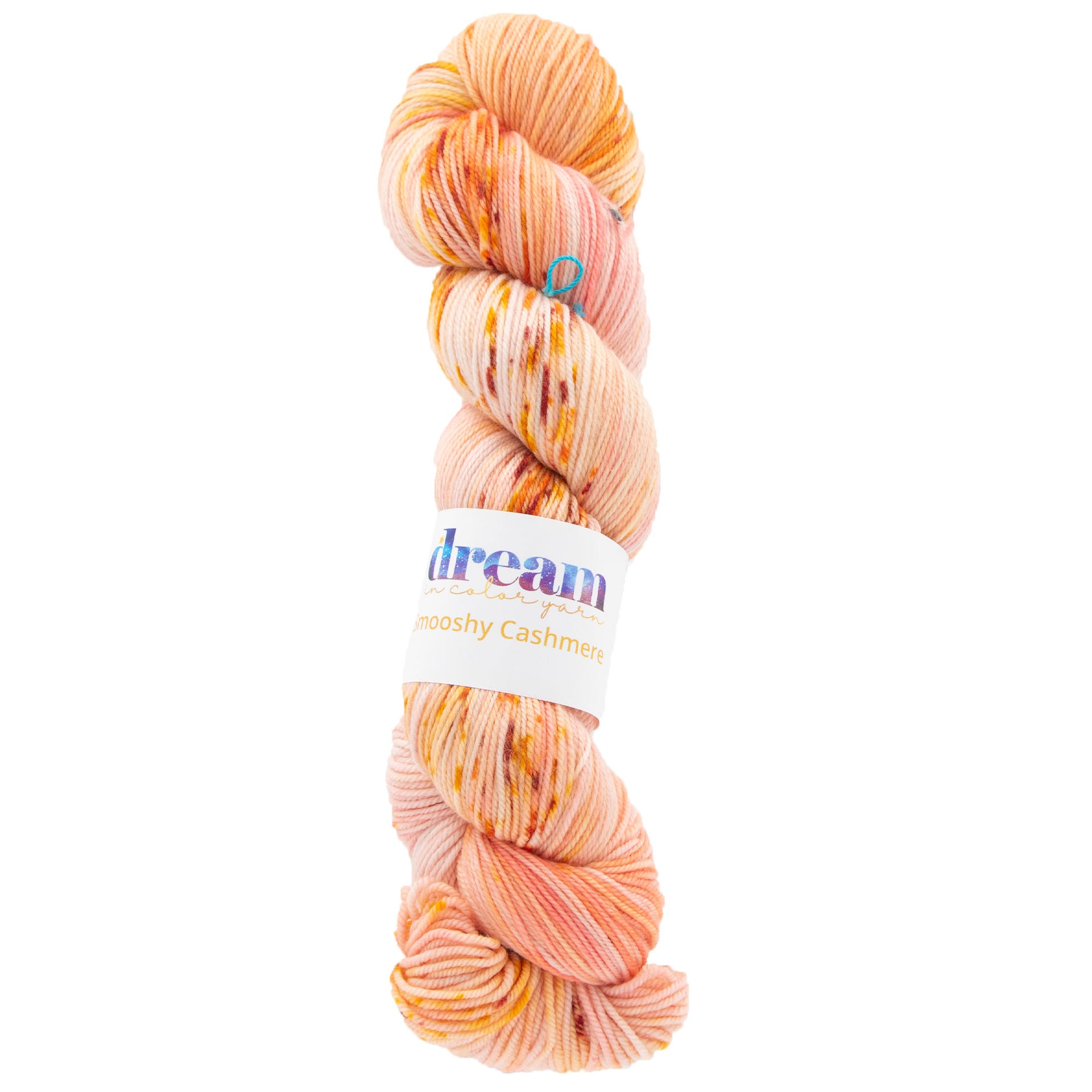 Dream in Color Smooshy Cashmere Yarn - Peachy Keen - Zoom Image
