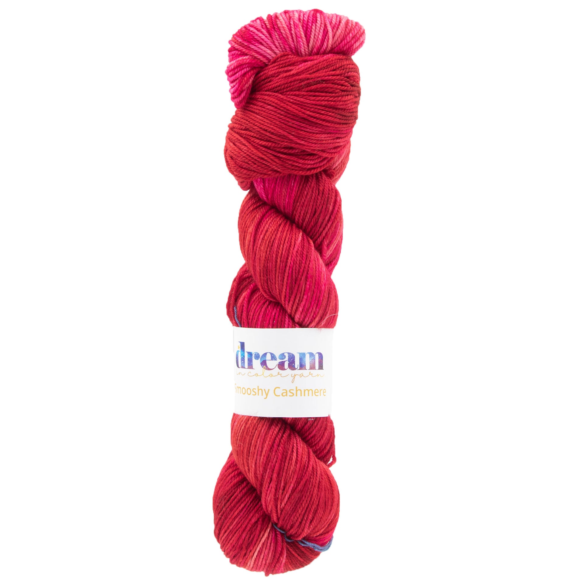 Dream in Color Smooshy Cashmere Yarn - Poppy - Zoom Image

