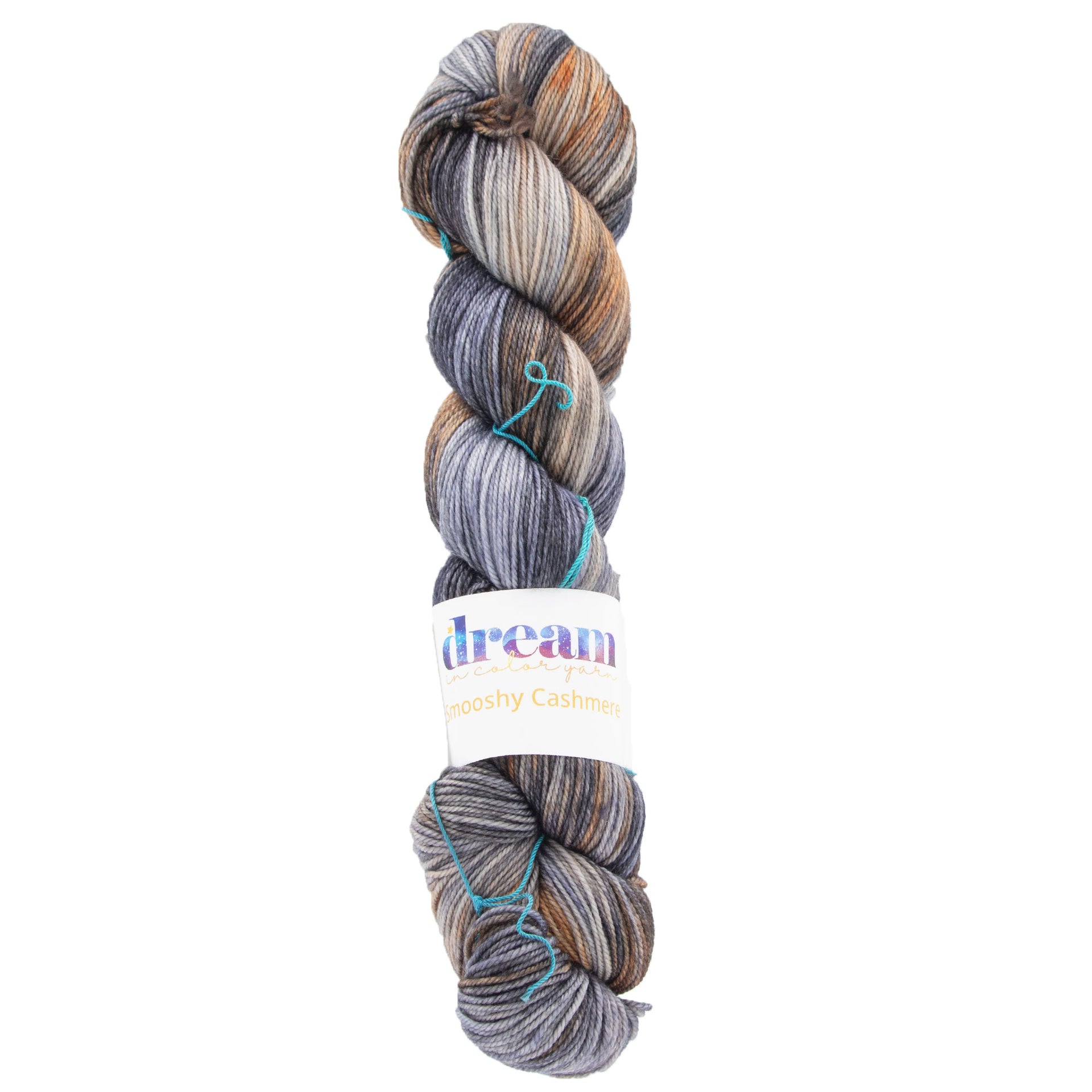 Dream in Color Smooshy Cashmere Yarn - Leather Wave - Zoom Image
