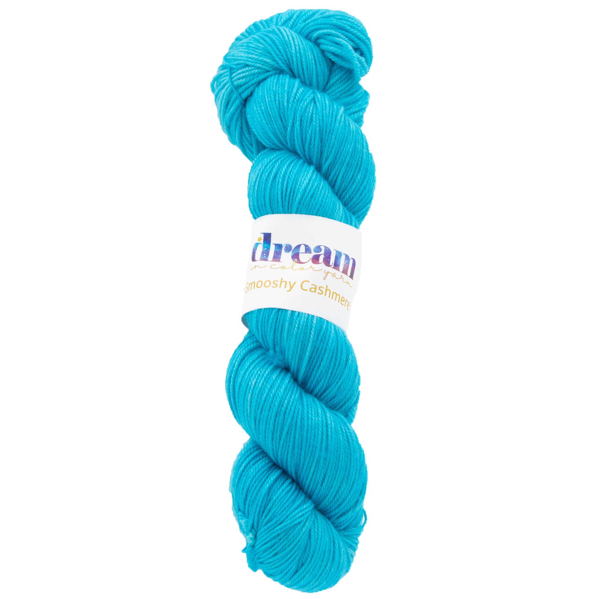 Dream in Color Smooshy Cashmere Yarn - Azure Cove - Zoom Image
