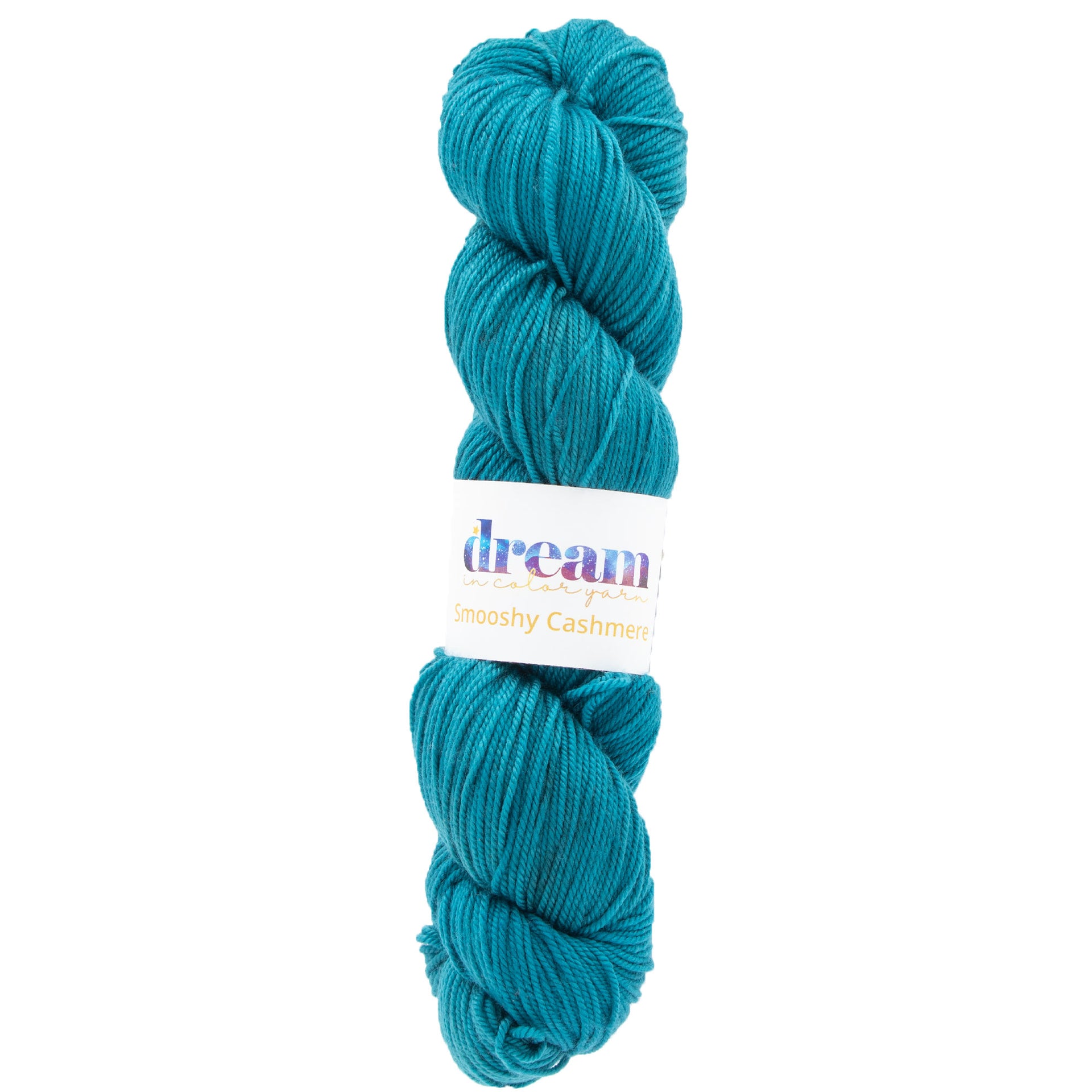 Dream in Color Smooshy Cashmere Yarn - Bermuda Teal - Zoom Image
