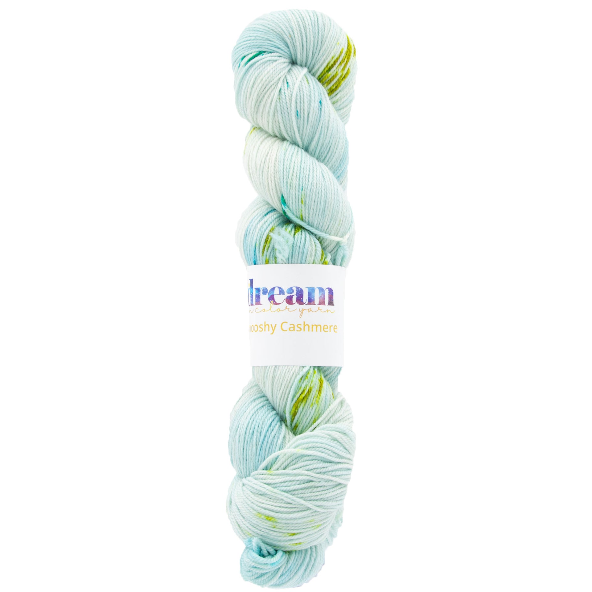Dream in Color Smooshy Cashmere Yarn - Mint Drop - Zoom Image
