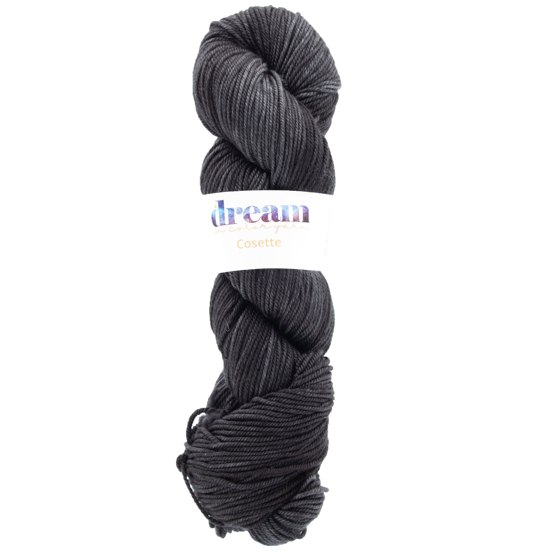 Dream in Color Cosette Yarn - Black Pearl - Zoom Image
