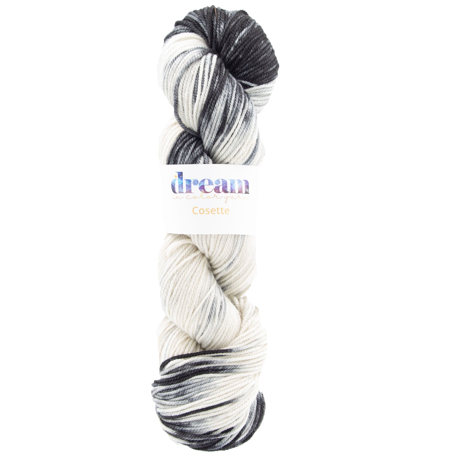Dream in Color Cosette Yarn - Black & White - Zoom Image
