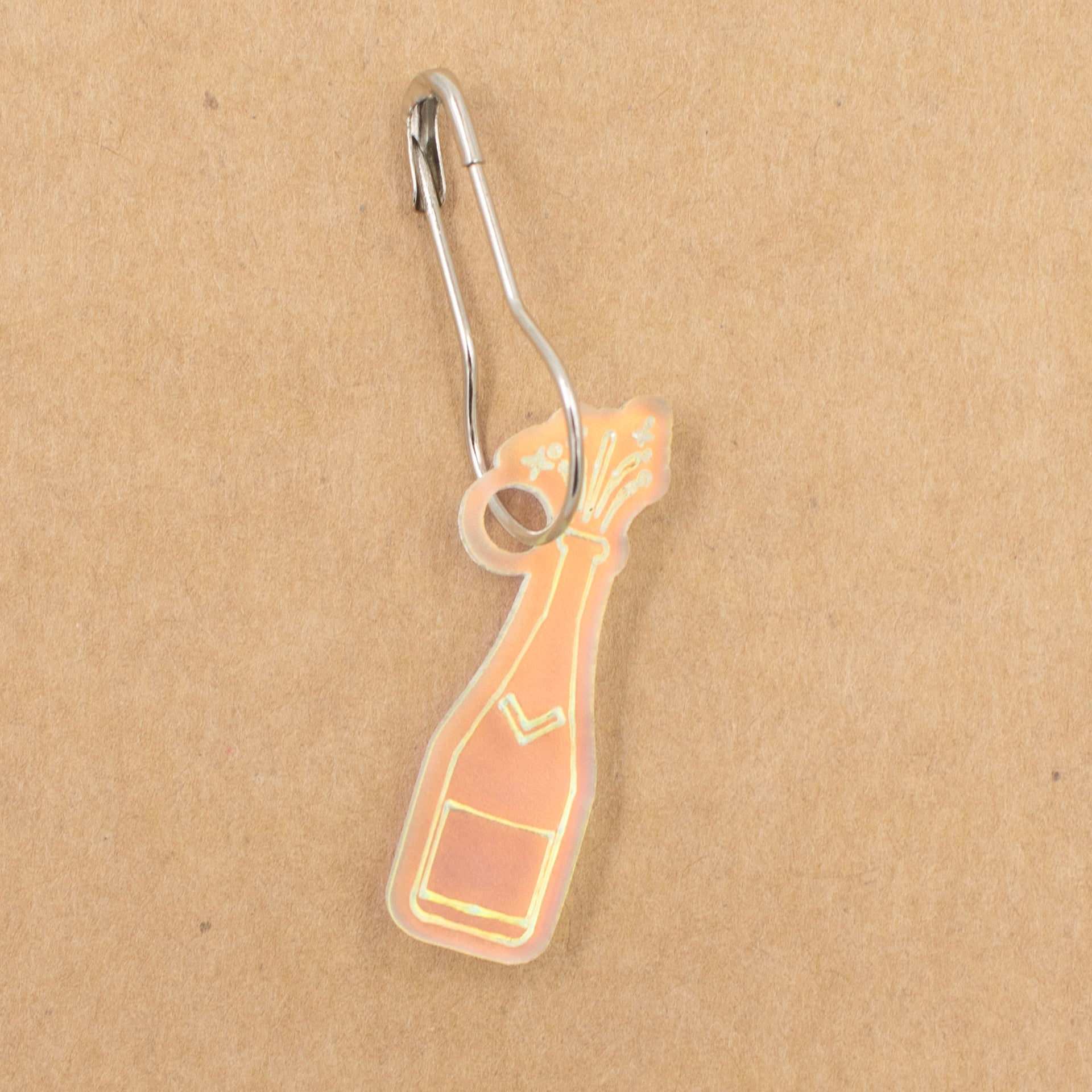 Birdie Parker Stitch Markers - Champagne Bottle - Zoom Image
