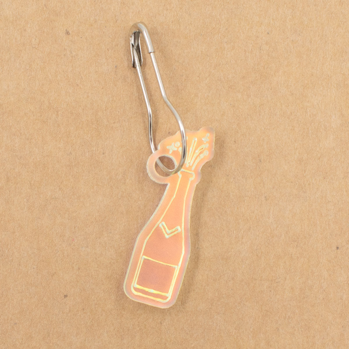 Birdie Parker Stitch Markers - Champagne Bottle - Extra Image
