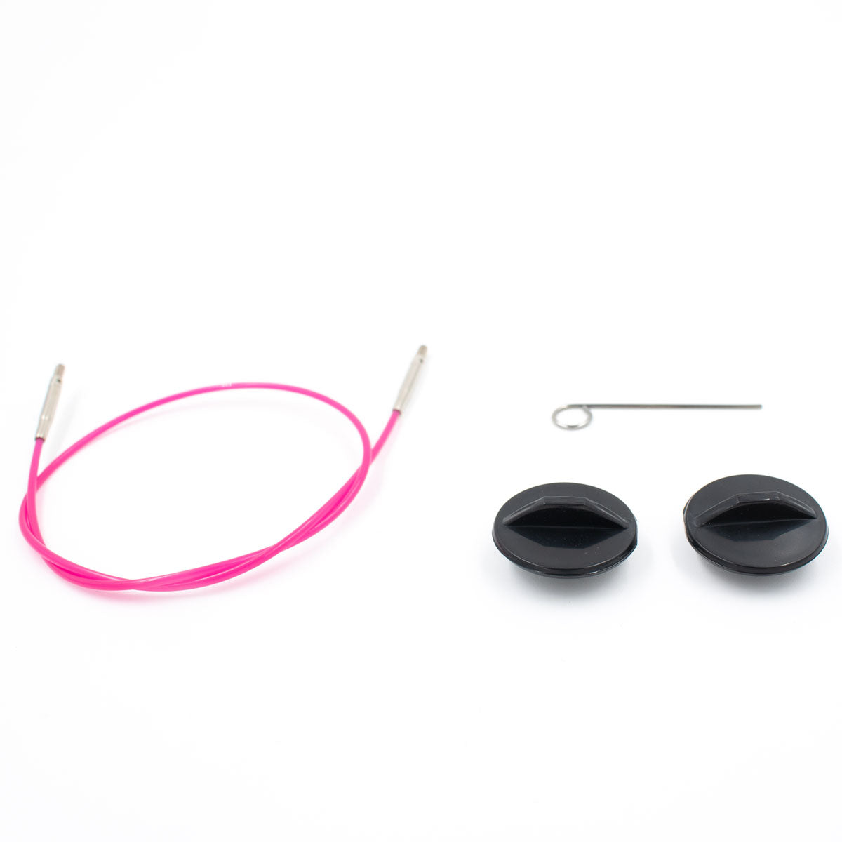 LYKKE Crafts Interchangeable Needle Cords - Pink - 24"/60 cm [for 5" tips] - Extra Image